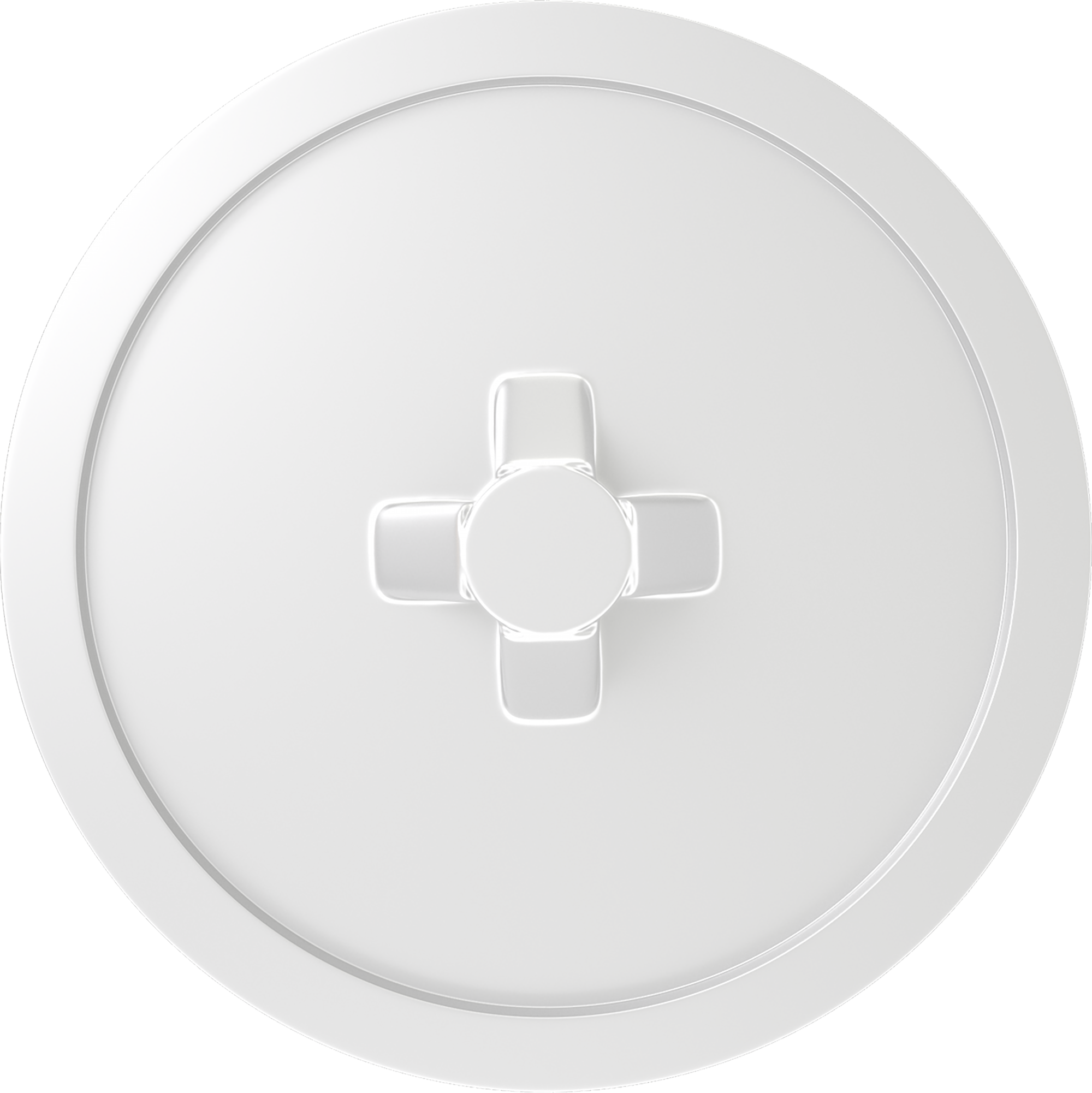 40 tapa parafusos STANDERS CLIP PZ 2-PH PLÁSTICO BRANCO - 2