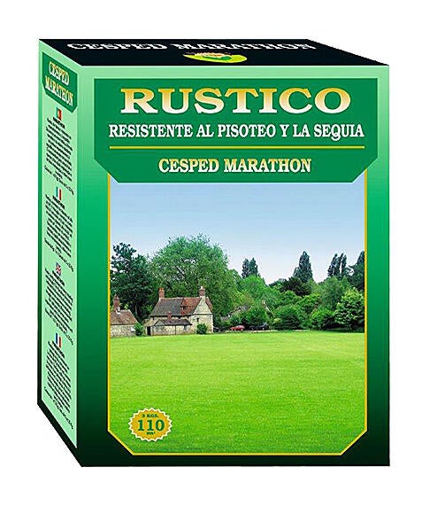 Césped rústico iluro 3 kg para terrenos de hasta 110 m²