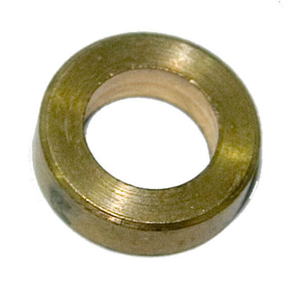 6 arandelas en acero latonado para pernios de 9.5 cm. de hierro