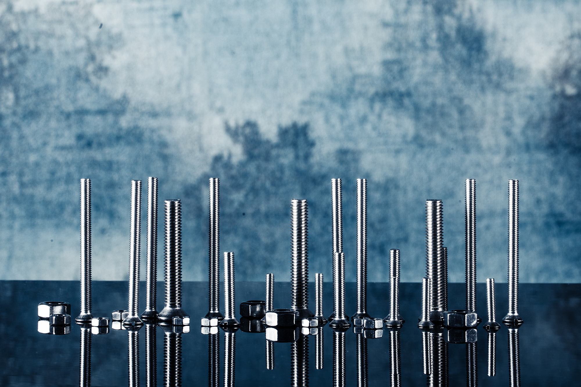 12 Tornillo de métrica cabeza plana avellanada ranurada de acero , Ø 4 x L.20 mm - 7