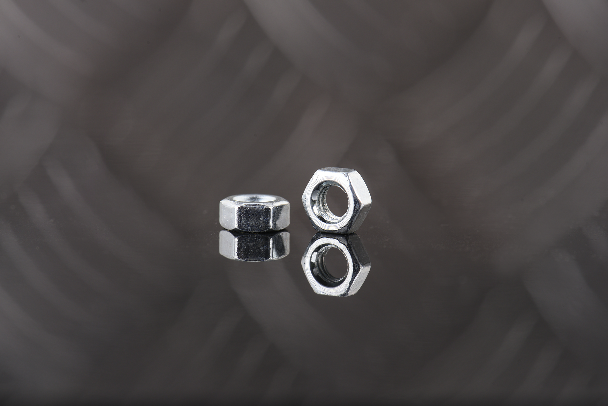 Paquete de 150 tuercas de 6 caras de acero cincado - 2