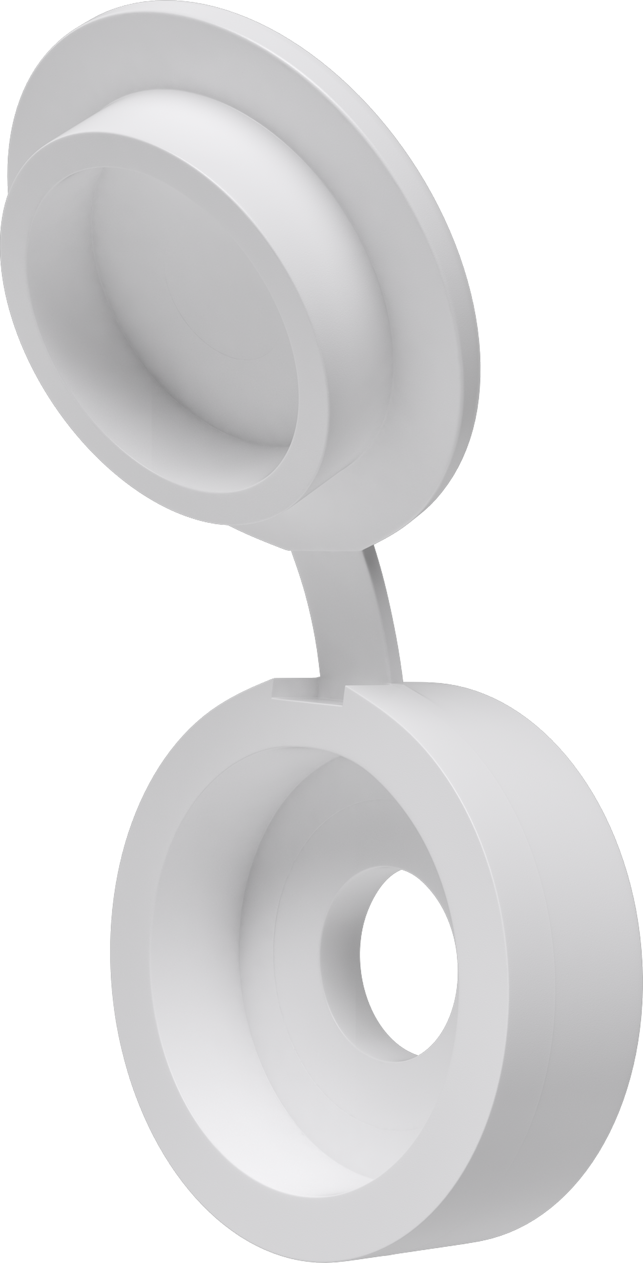 10 embellecedor para tornillos sanitrario en color blanco Ø 4- 4,5 mm - 4