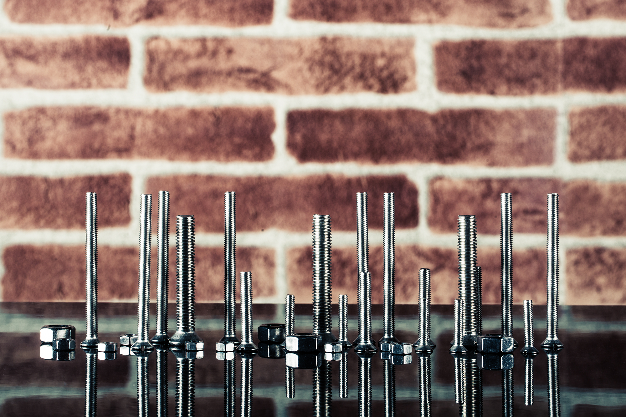 12 Tornillo de métrica cabeza plana avellanada ranurada de acero , Ø 4 x L.20 mm - 6