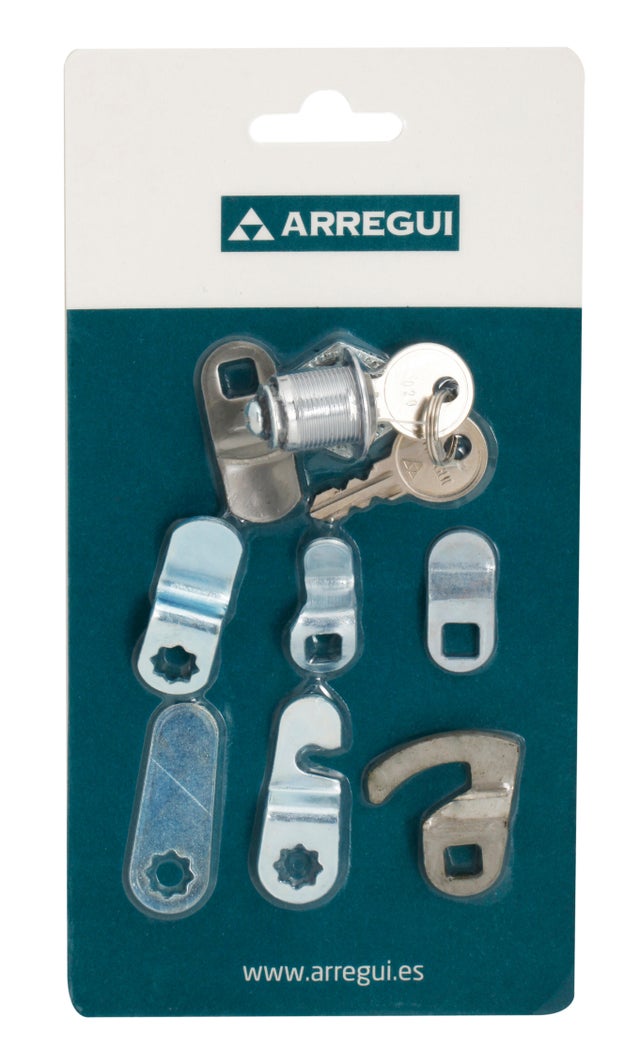 Cerradura para buzón de acero de 11x21x1 cm