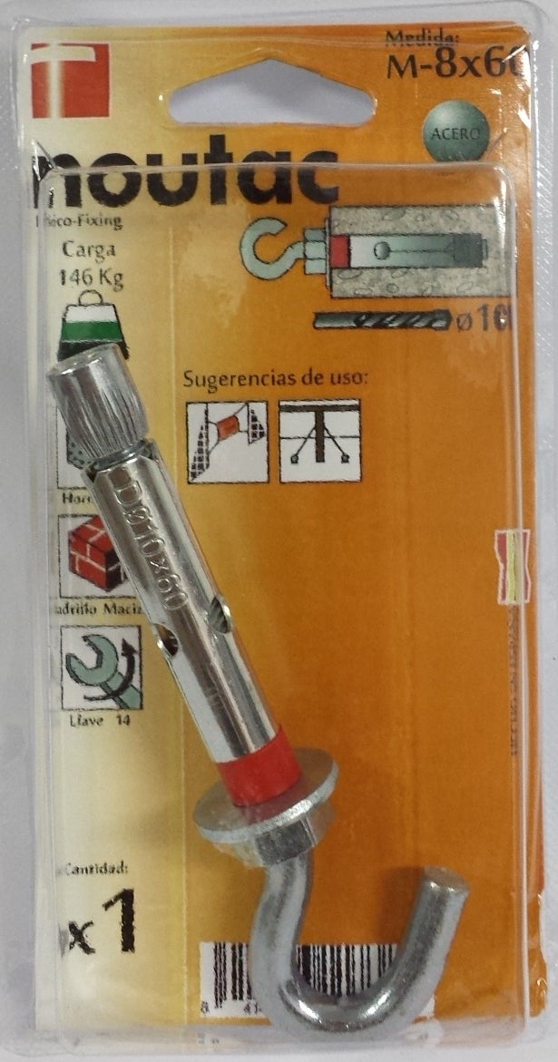 Taco metal  NT con hembrilla abierta - 4