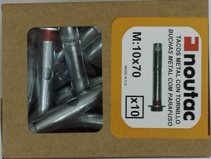 10 Buchas PARAFUSO 10X70MM - 5