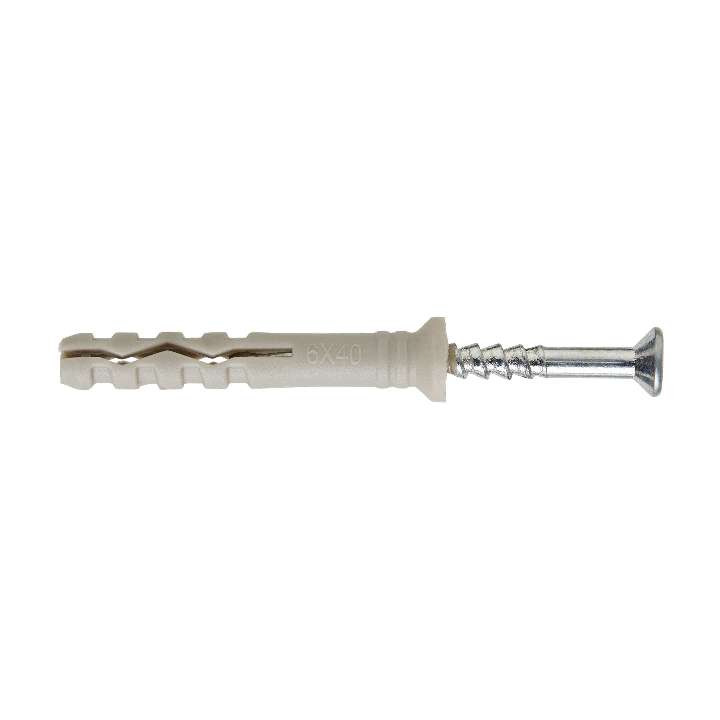 250 tacos clavar nailon materiales macizos STANDERS ø 6 mm y L.40 mm - 2