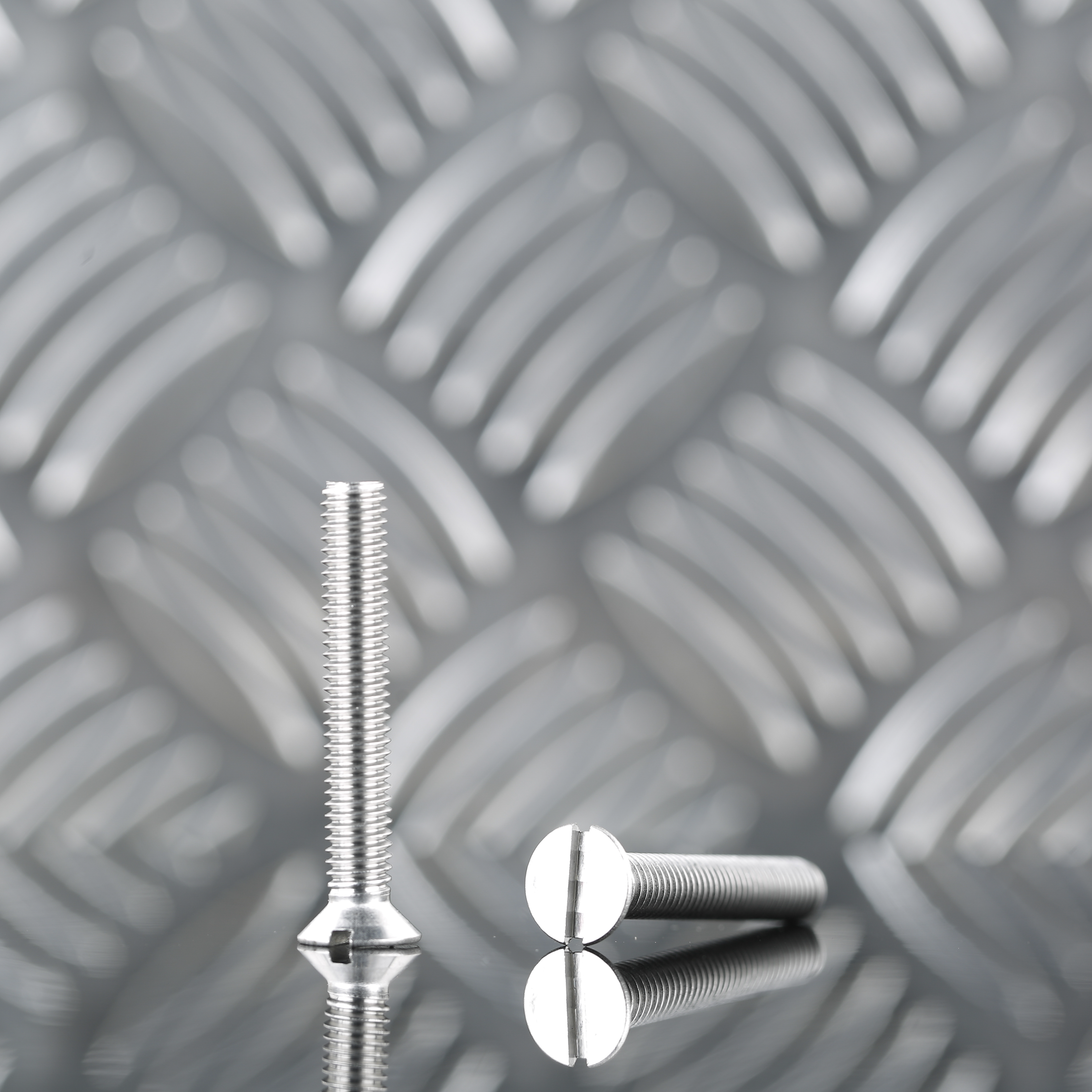 8 Tornillo de métrica cabeza plana avellanada ranurada de acero , Ø 6 x L.40 mm - 2