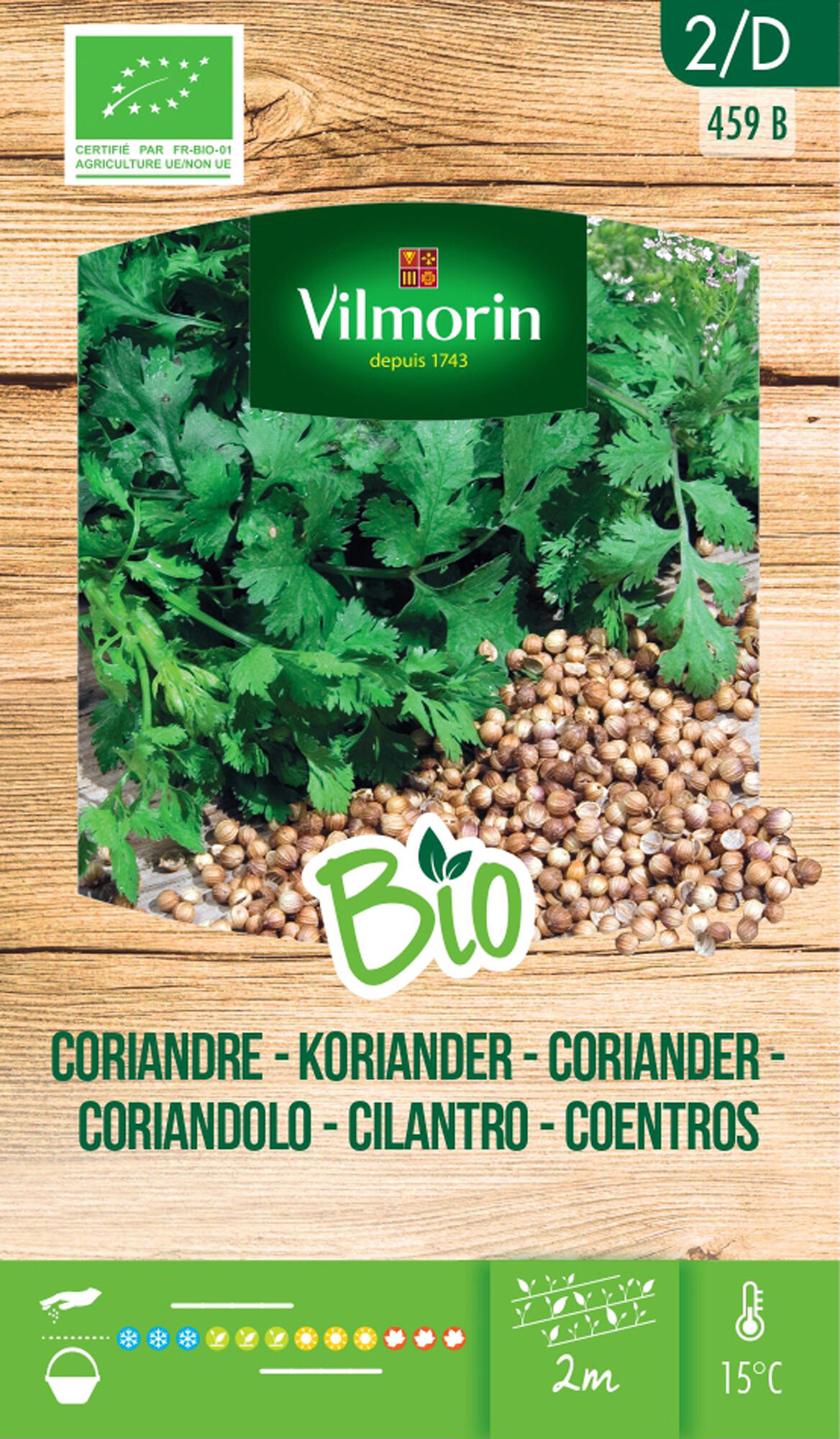 Semillas de cilantro bio