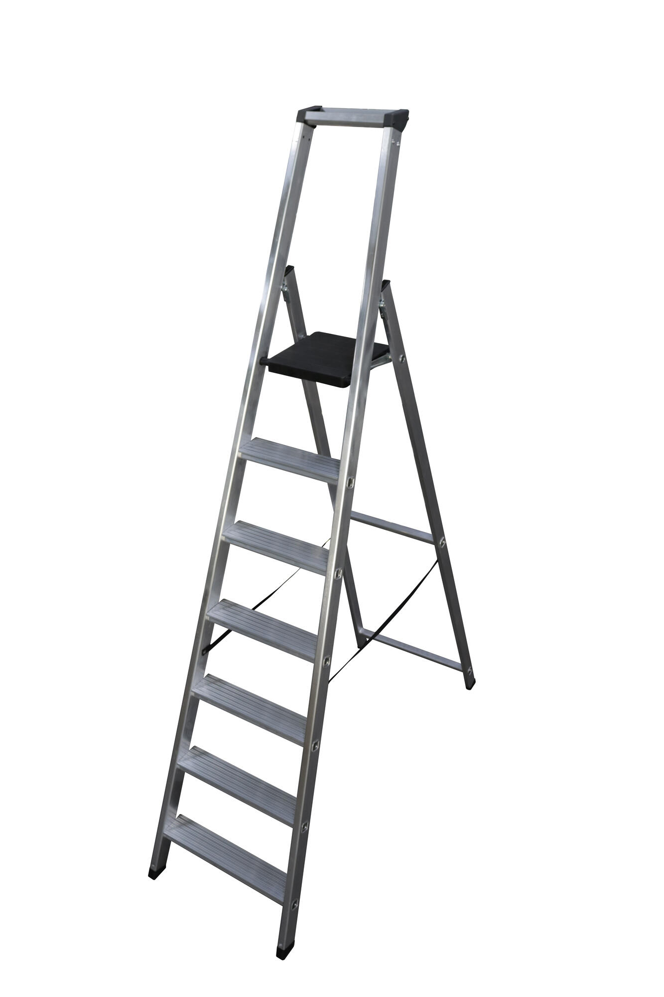 Escalera de uso profesional altipesa de aluminio y 7 peldaños