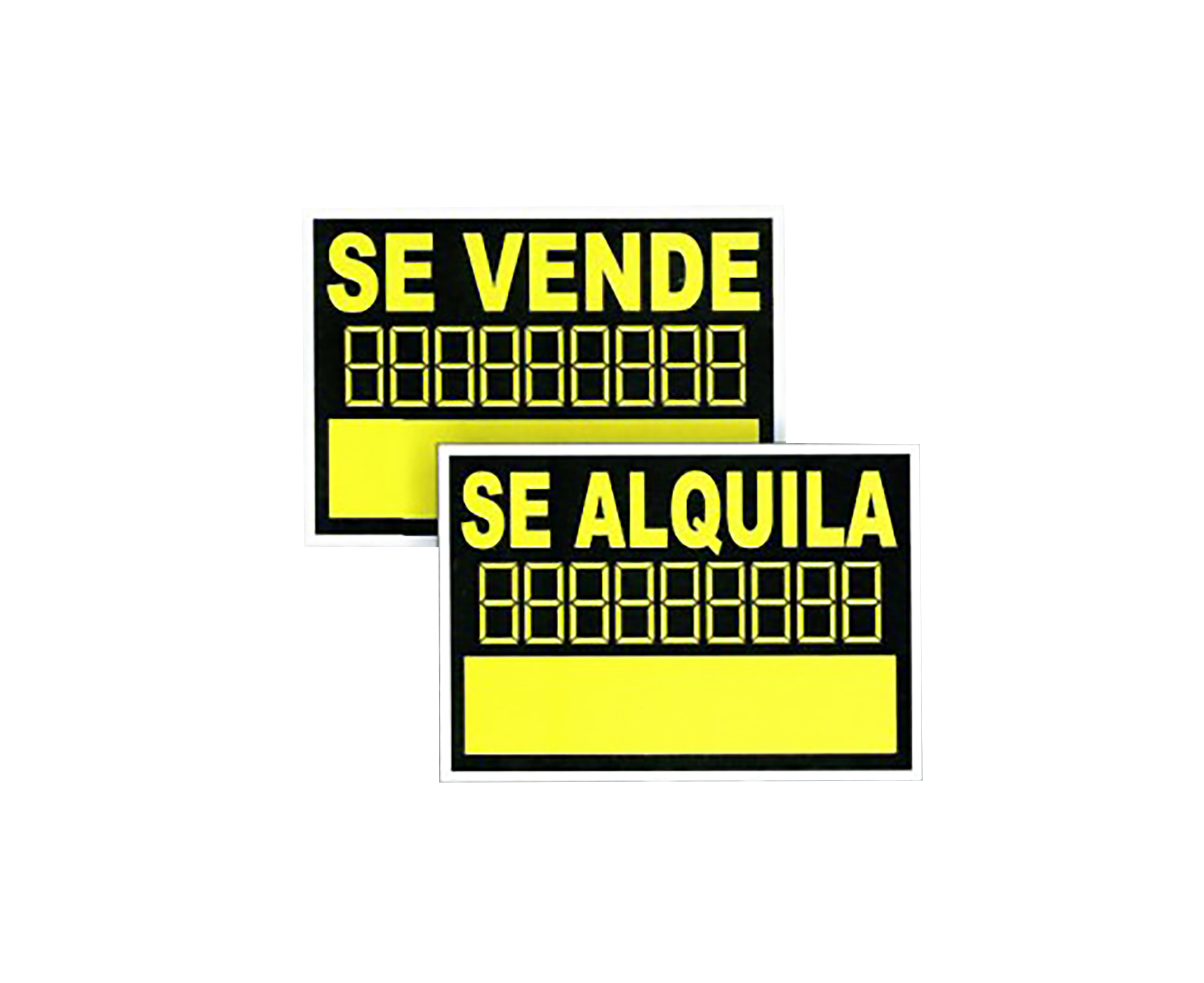 Cartel se vende y se alquila 70x50cm