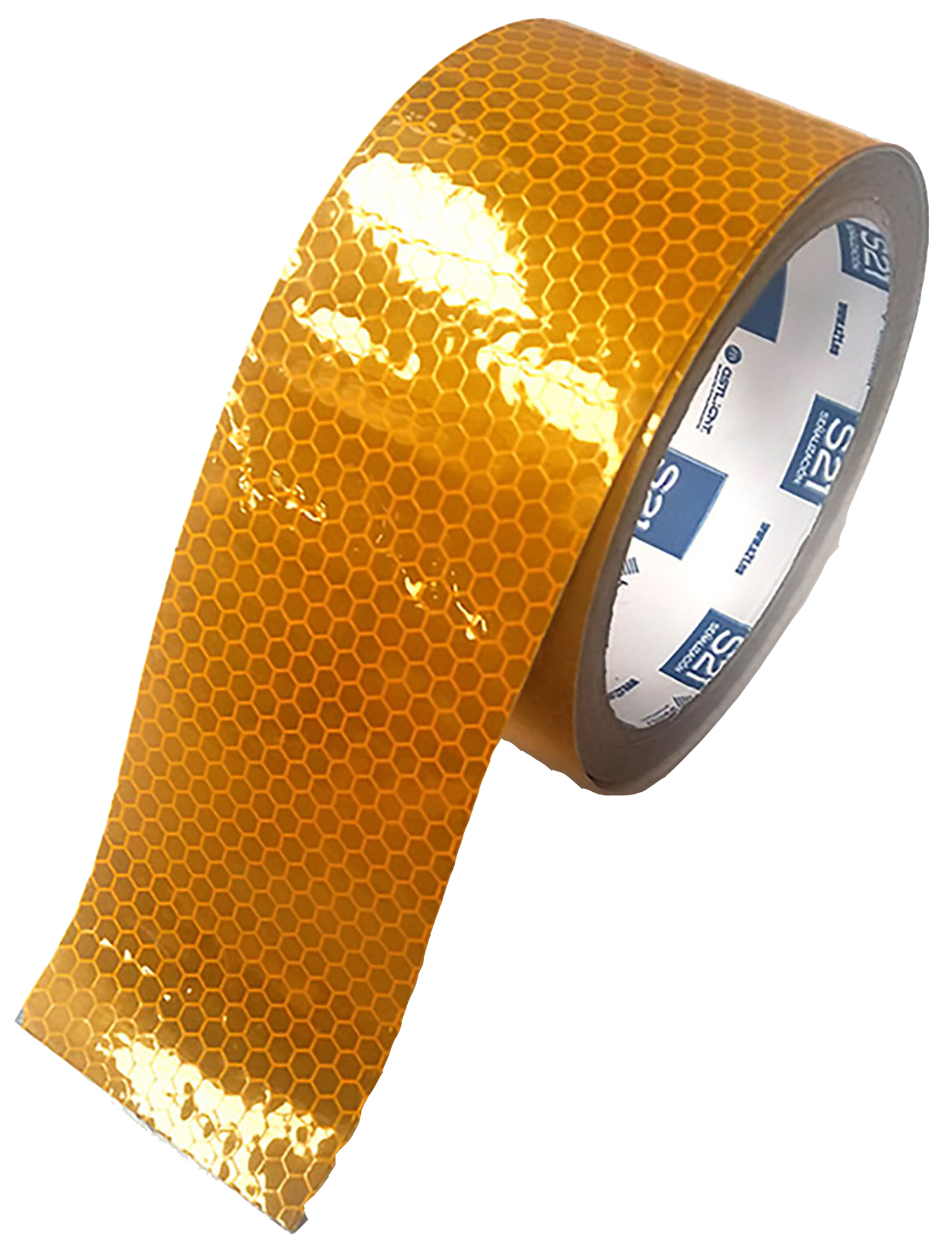 Cinta reflectante amarilla 5mx10cm