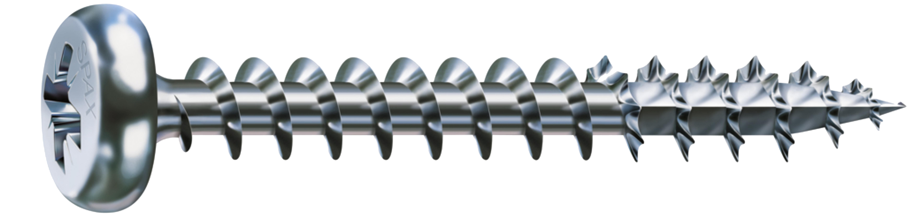 Vite SPAX testa tonda T10 in acciaio wirox Ø3XL10 mm, 100 pezzi - 3