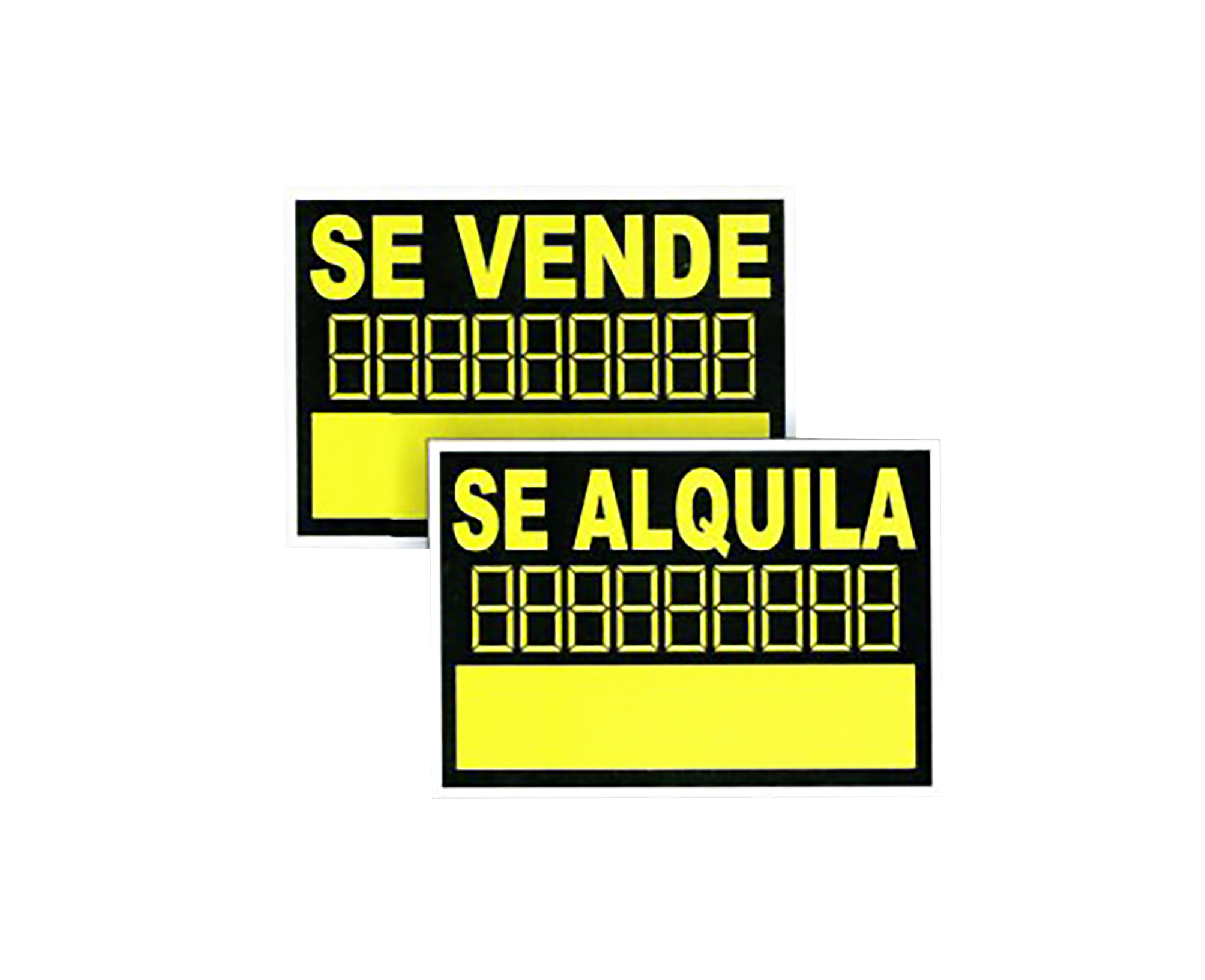 Cartel se vende y se alquila 50x35cm