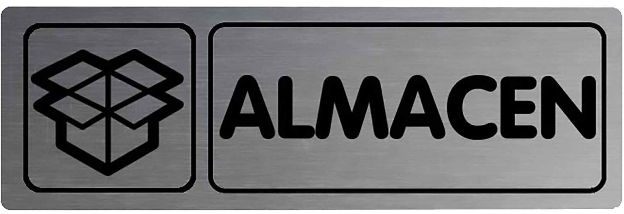 Plancha de señalización almacén 180x5cm
