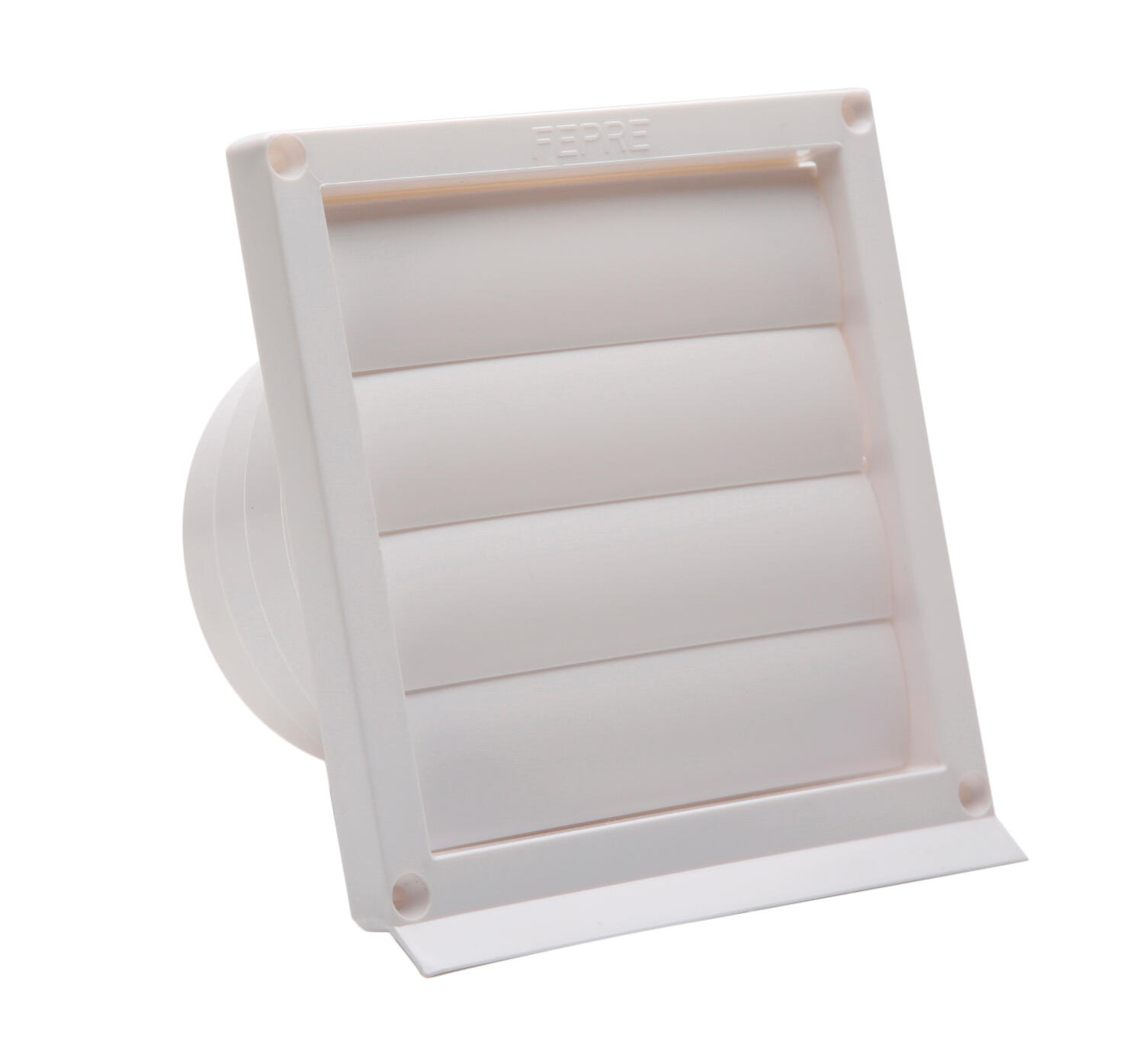Rejilla de ventilación de pvc natural de 15.6x16.7x1 mm