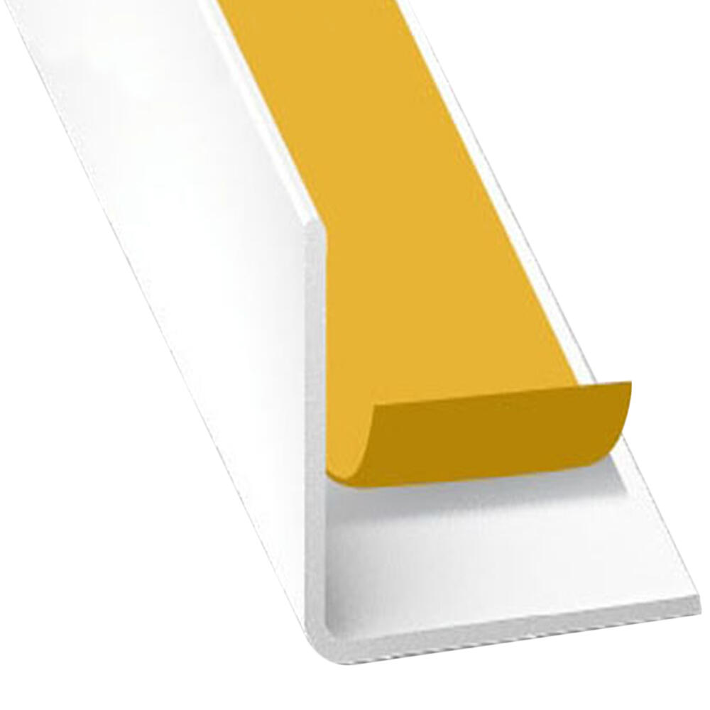 Perfil forma ángulo de pvc blanco, alt.3 x an.3 x l.260 cm