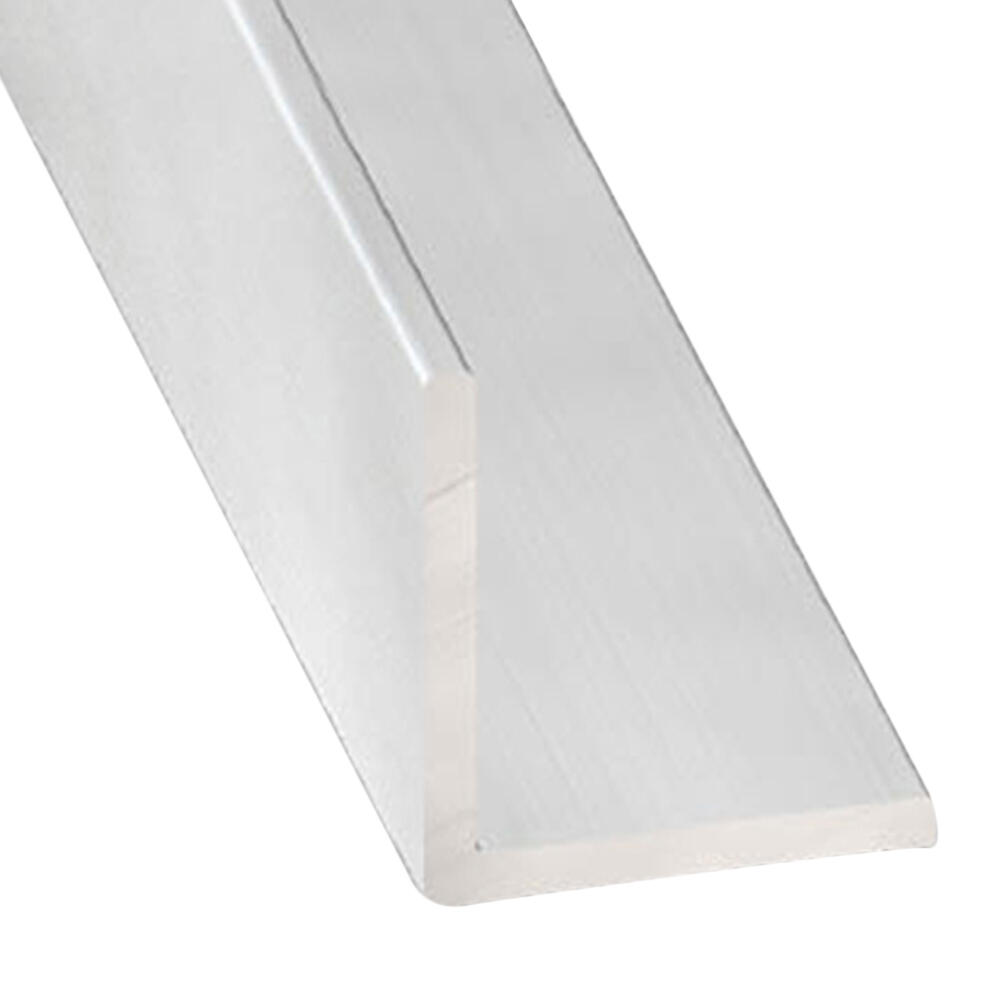 Perfil forma ángulo de aluminio gris, alt.3 x an.3 x l.100 cm