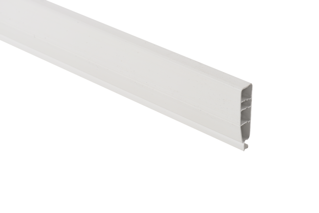 Lama final para persiana de pvc blanco de 2000x50x14 mm