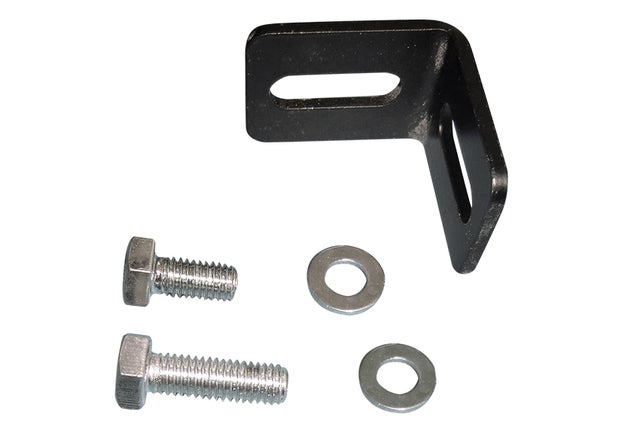 Escuadra adicional para vallas brico de barrotes negro