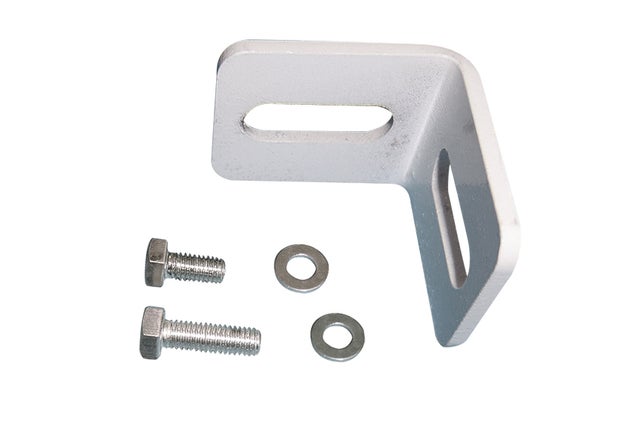 Escuadra adicional para vallas brico de barrotes blanca