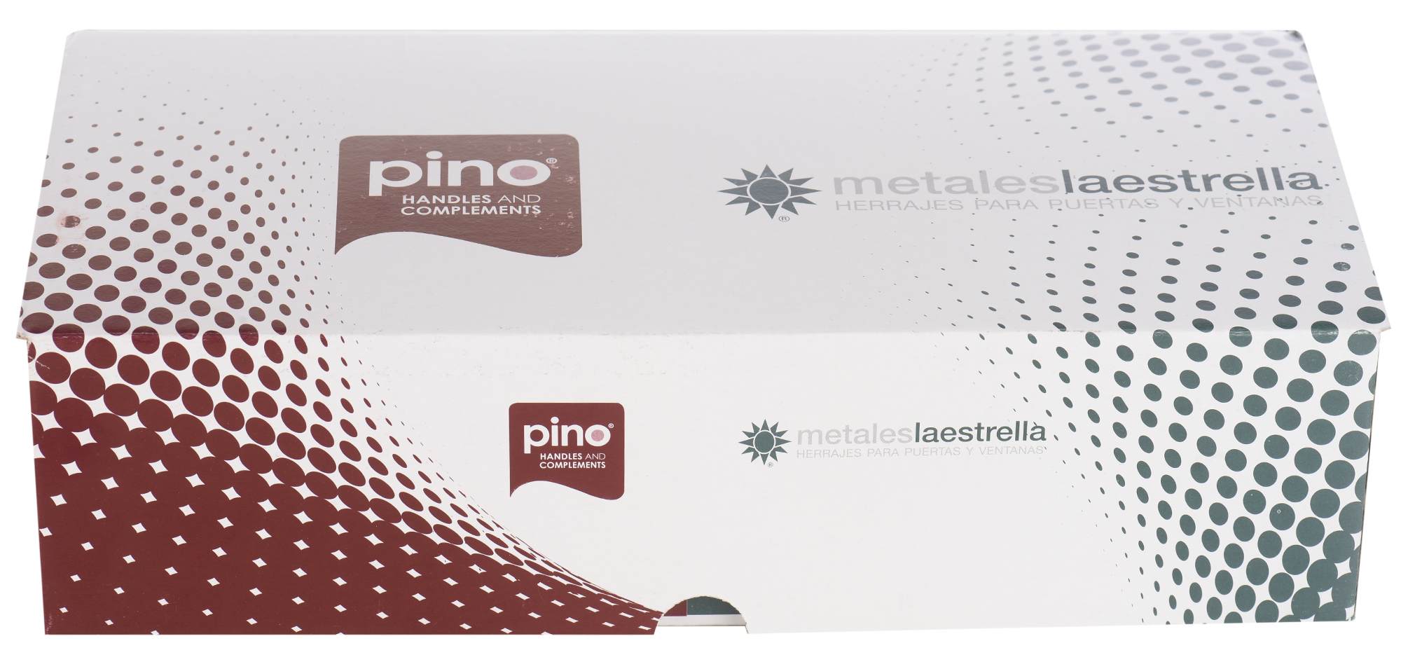 Manilla con placa serie Roma en zamak mate color plateado - 7