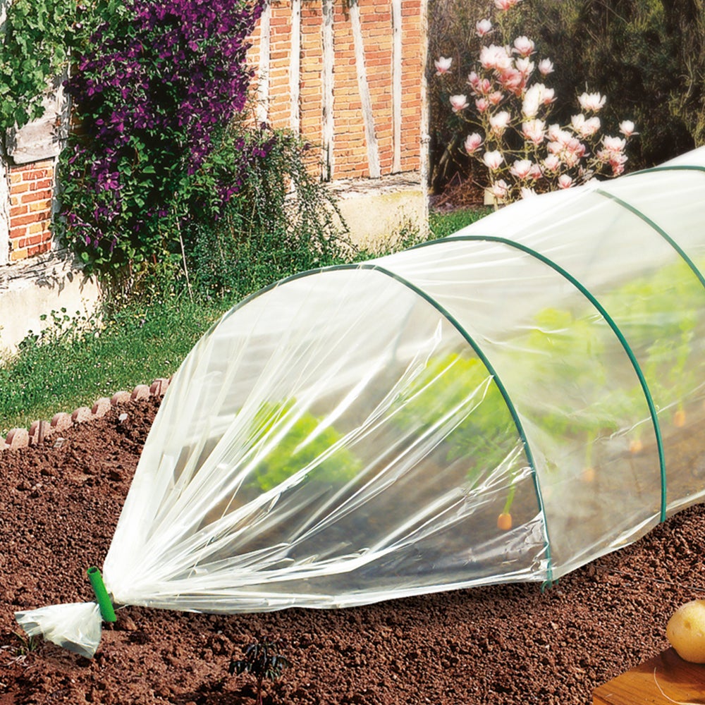 Kit túnel invernadero de PVC 120x350 cm 50 micras - 2