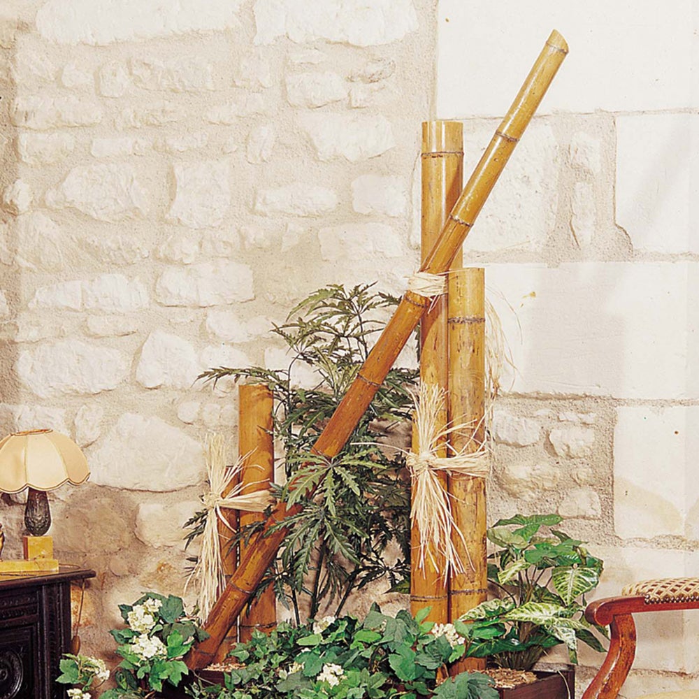 Soporte para plantar de bambú de 2.95m de alto y 80 mm de diámetro - 2