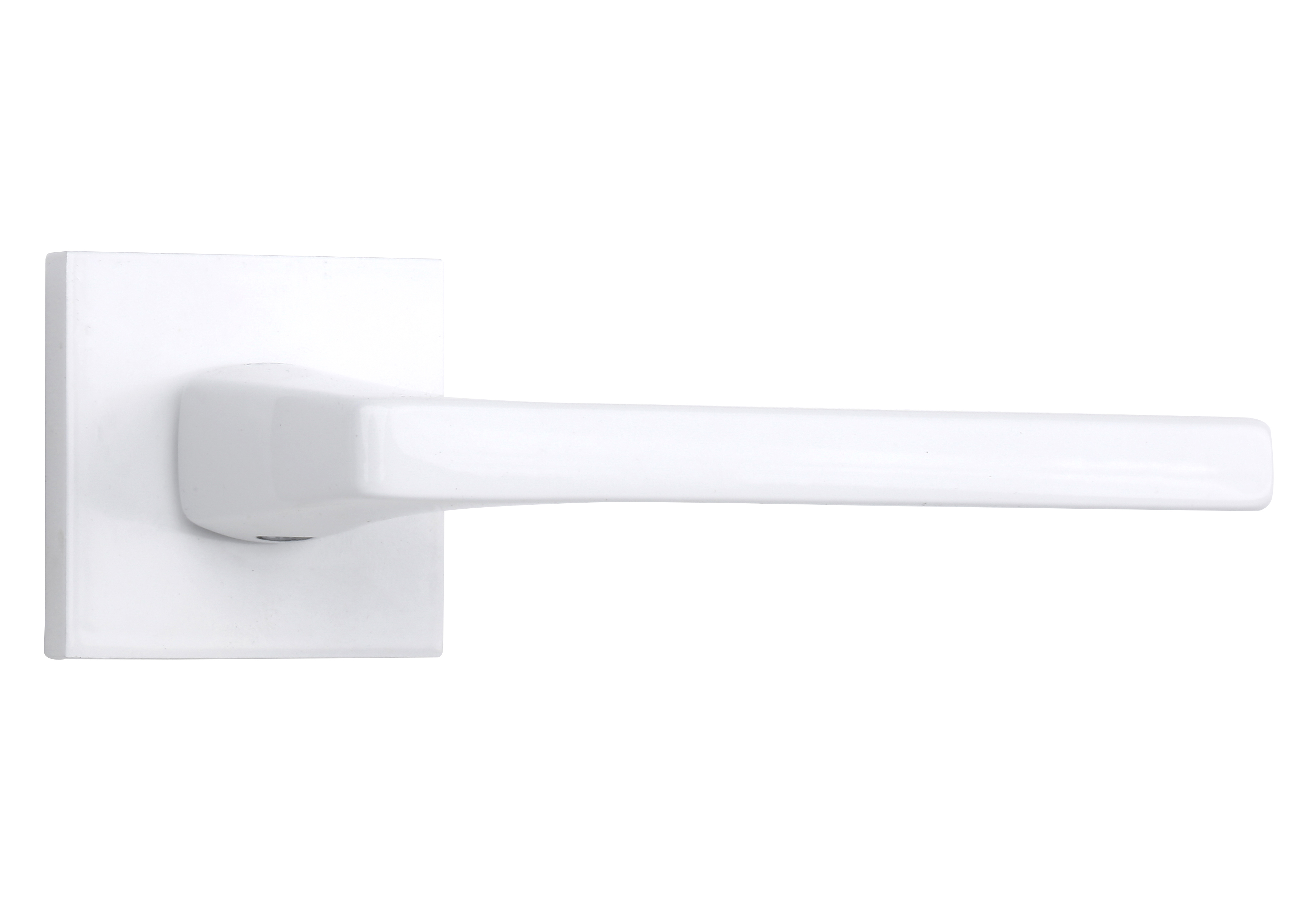 Roseta interior de puerta groel log.gic de latón blanco