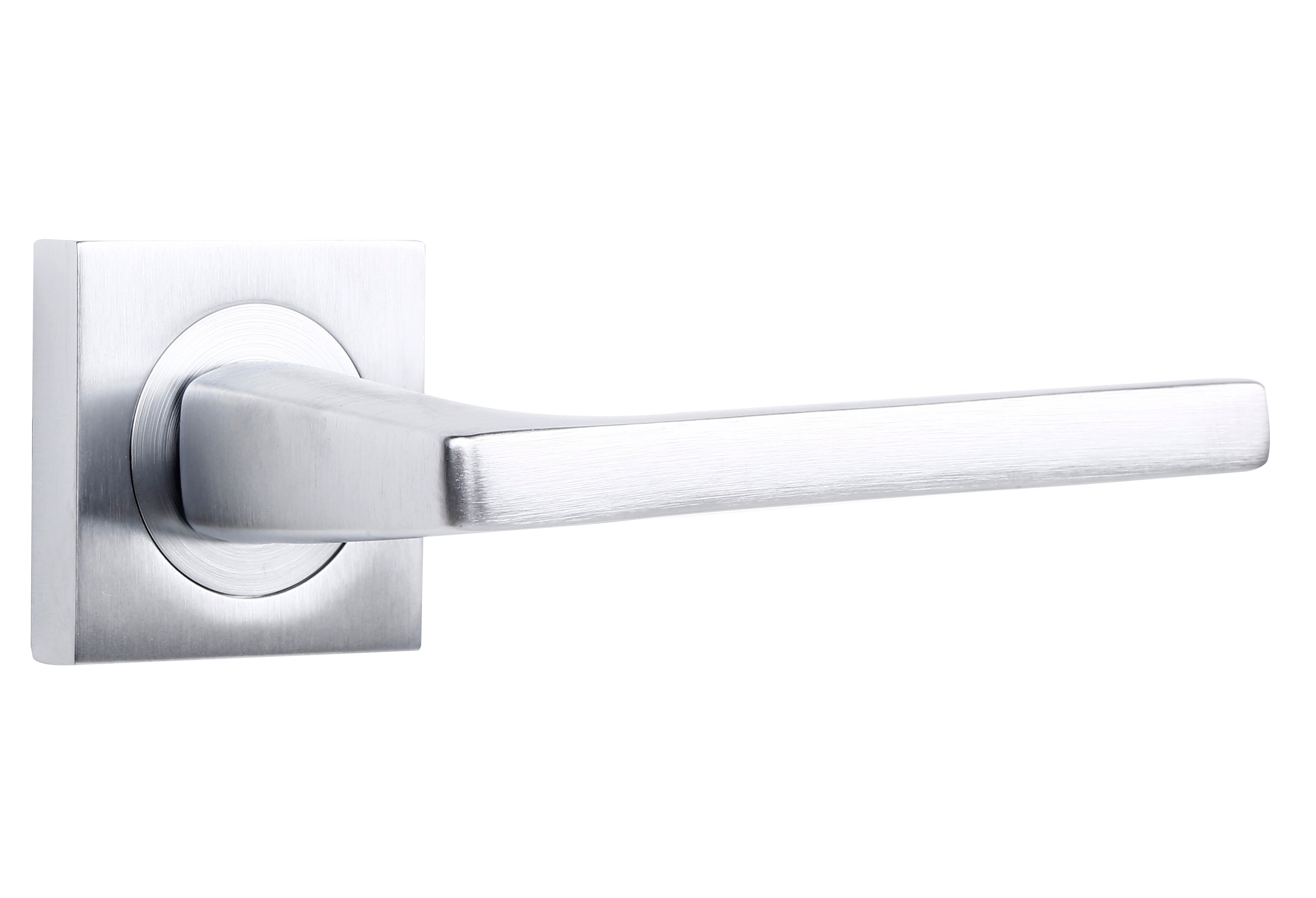 Roseta interior de puerta log.gic de latón niquelado mate