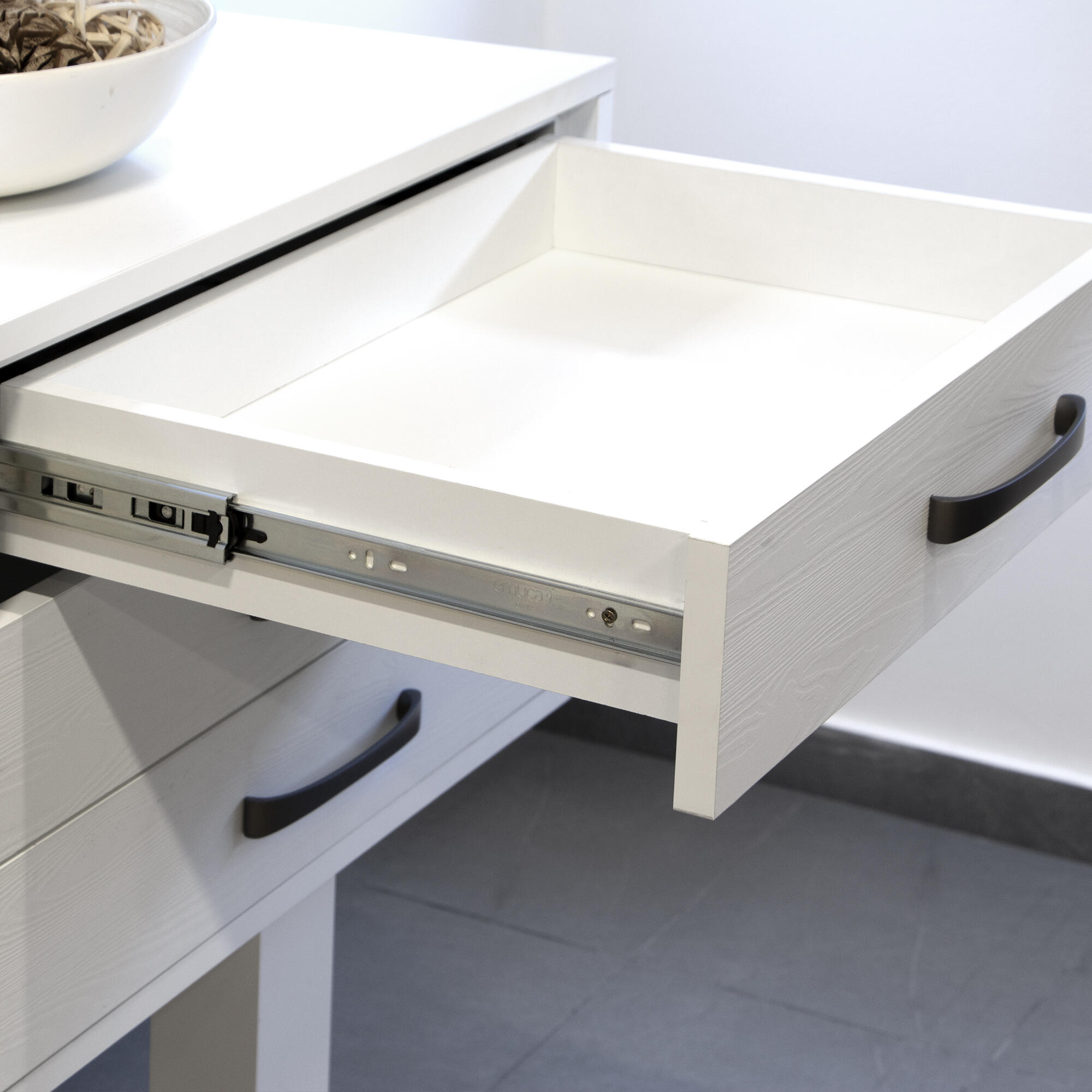 GUÍA PARA CAJÓN 45CM ZINCADA FIJACIÓN LATERAL. - 4