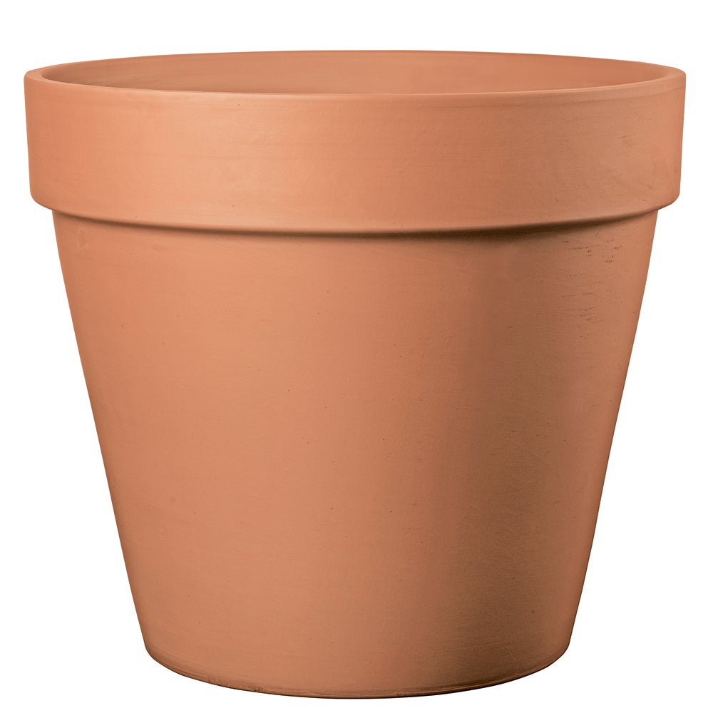 Maceta de cerámica magno barro marrón 78 cm