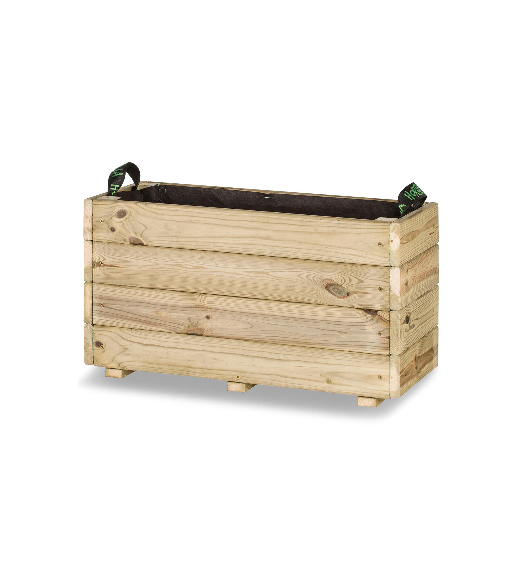 Jardinera rectangular ghio 70x30x40cm de hortalia