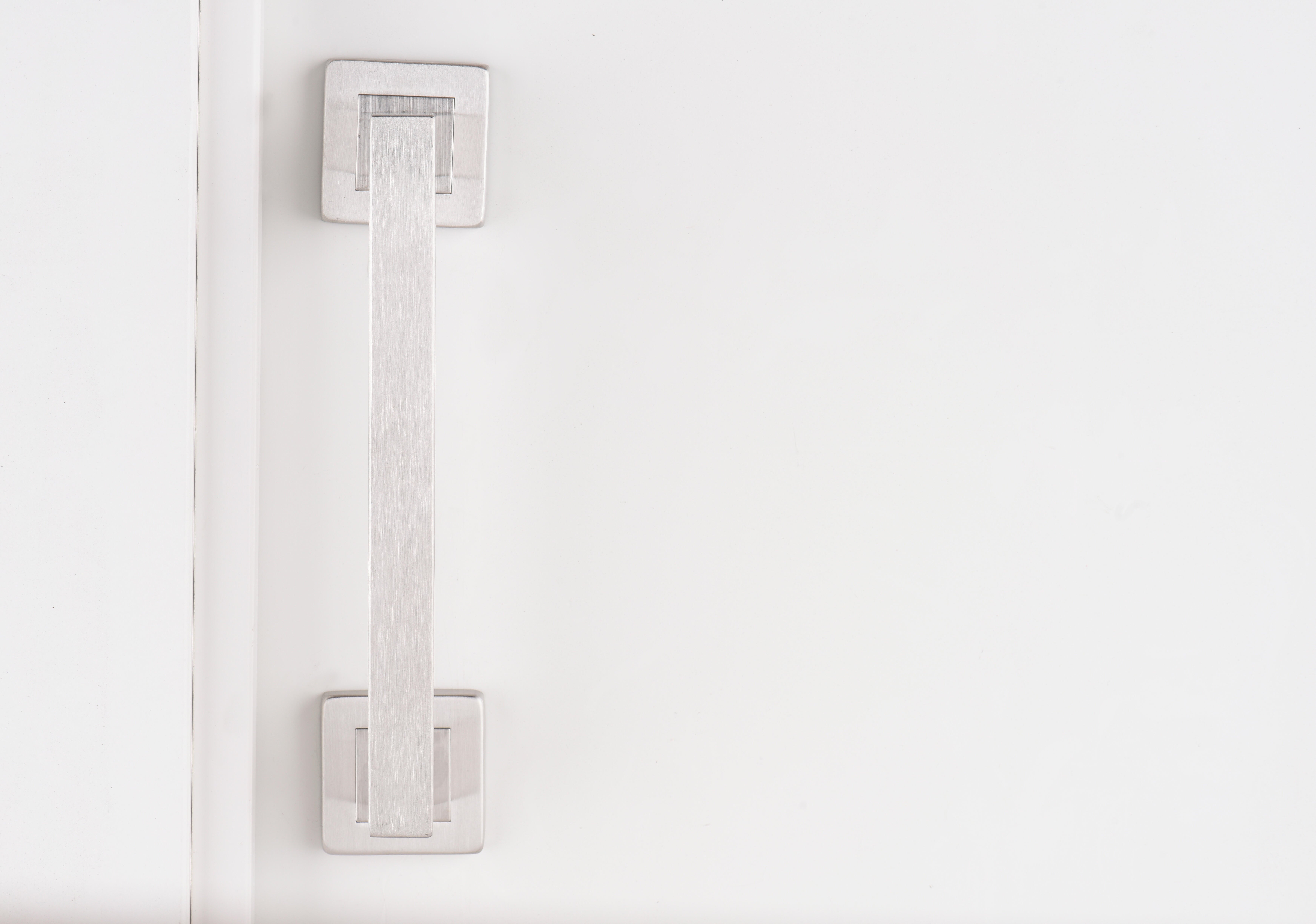 Tirador de puerta de acero inoxidable cepillado, 53x200x65 mm - 3