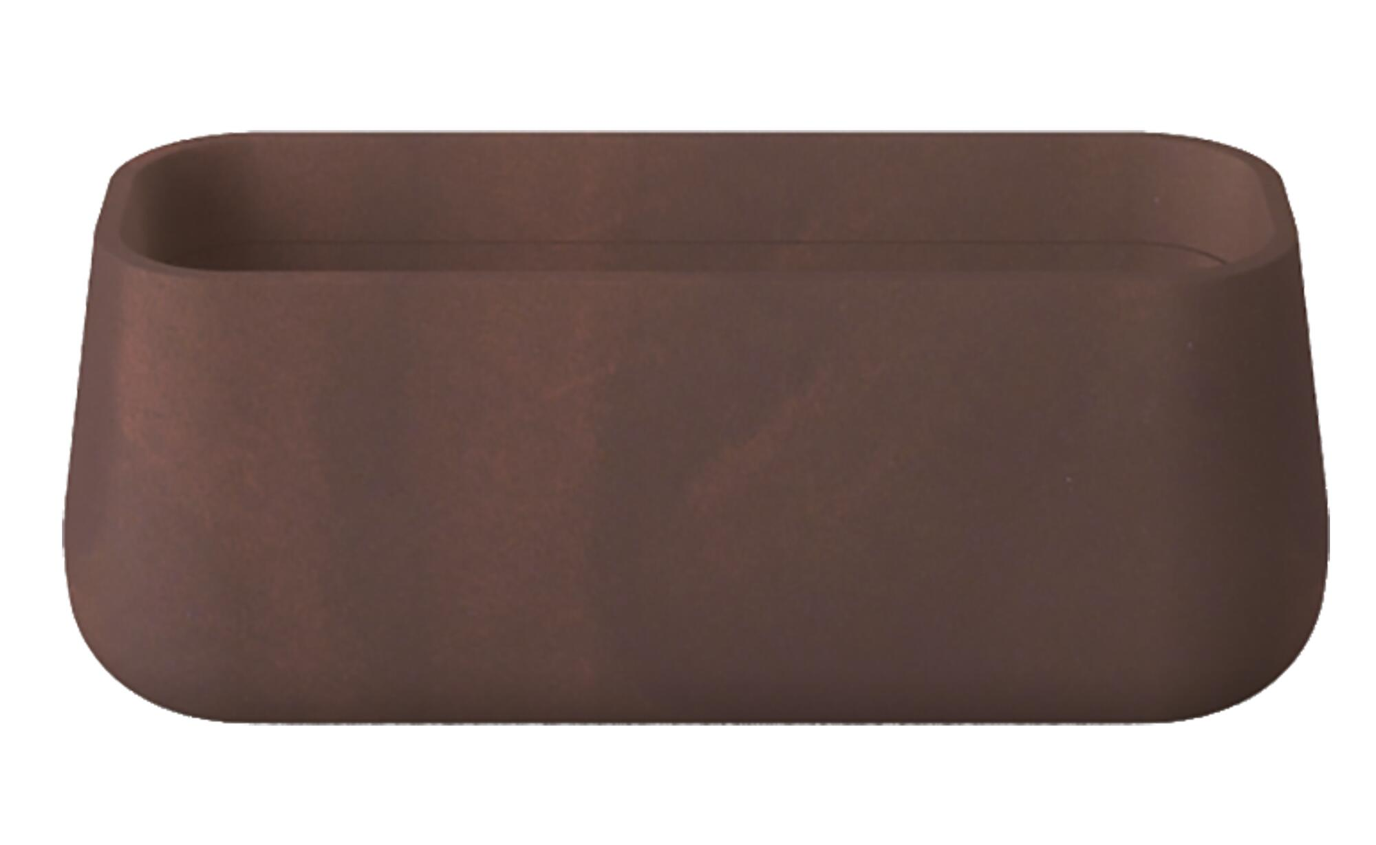 Maceta de polietileno de alta densidad camelia large bronce 98x39 cm