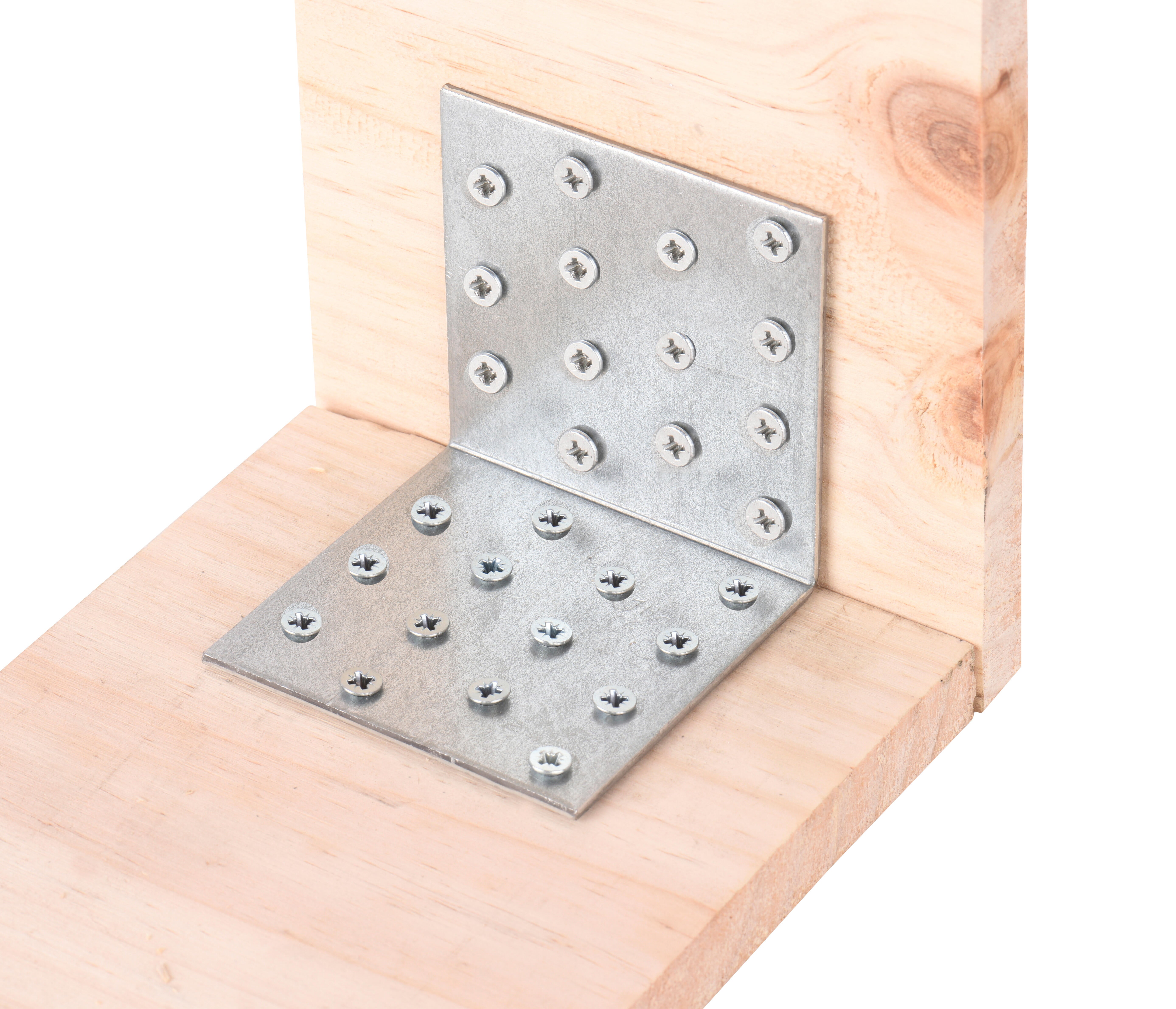 Esquadro perfurado 80X80X80MM - 2