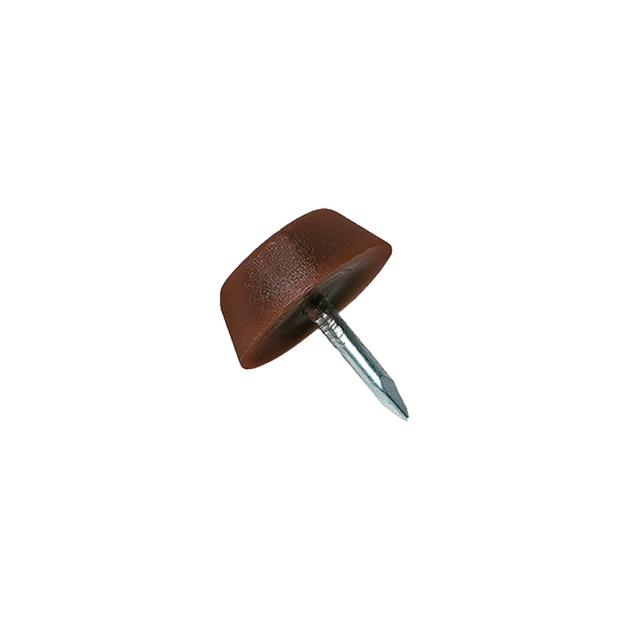 100 amortiguadores de plástico redondo, medida de 16x19mm