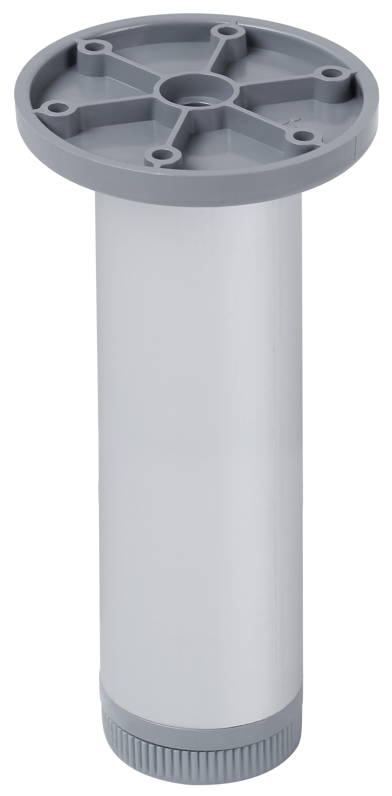 4 pés redondos alumínio 150x40 mm - 2