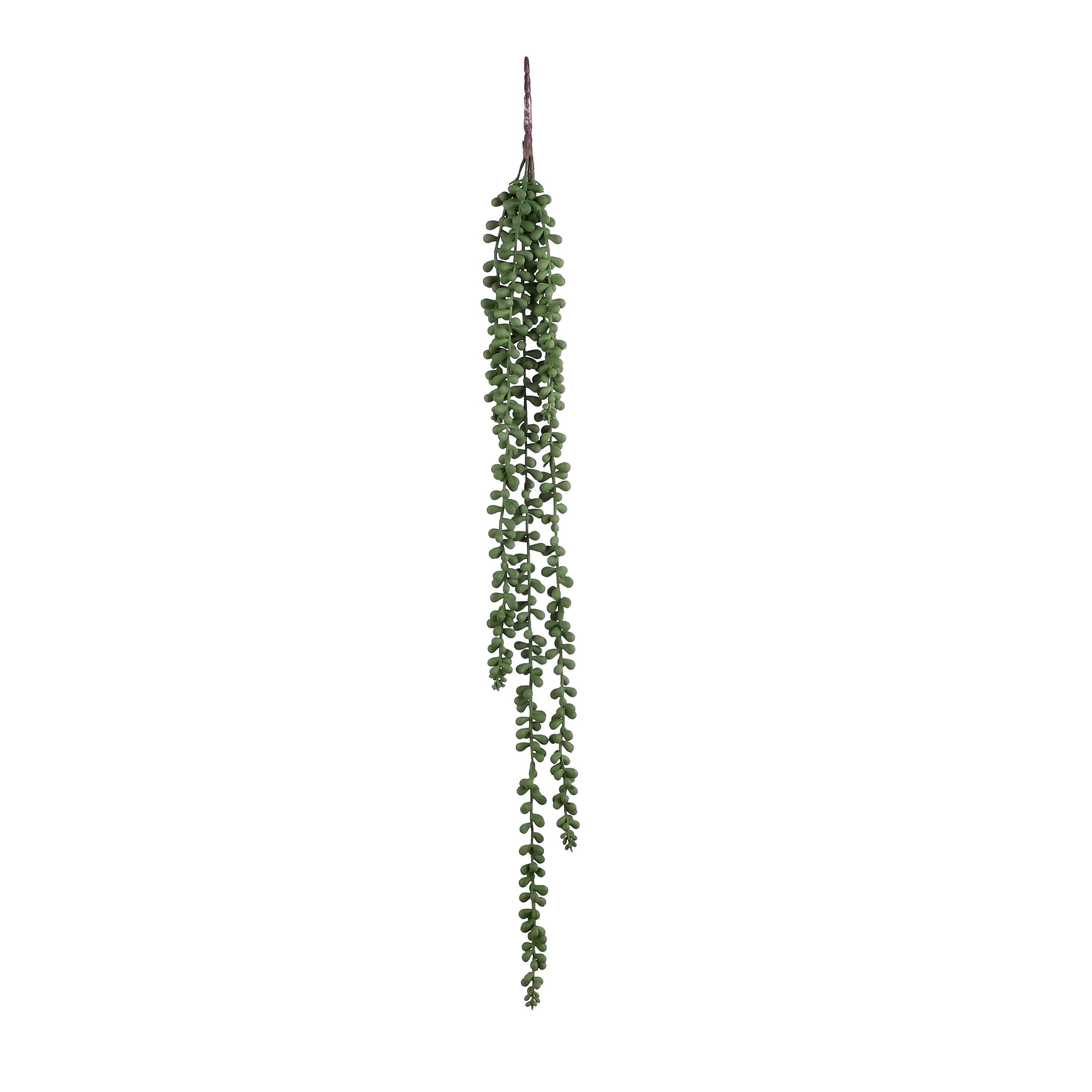 Colgante artificial senecio verde 71 cm de altura