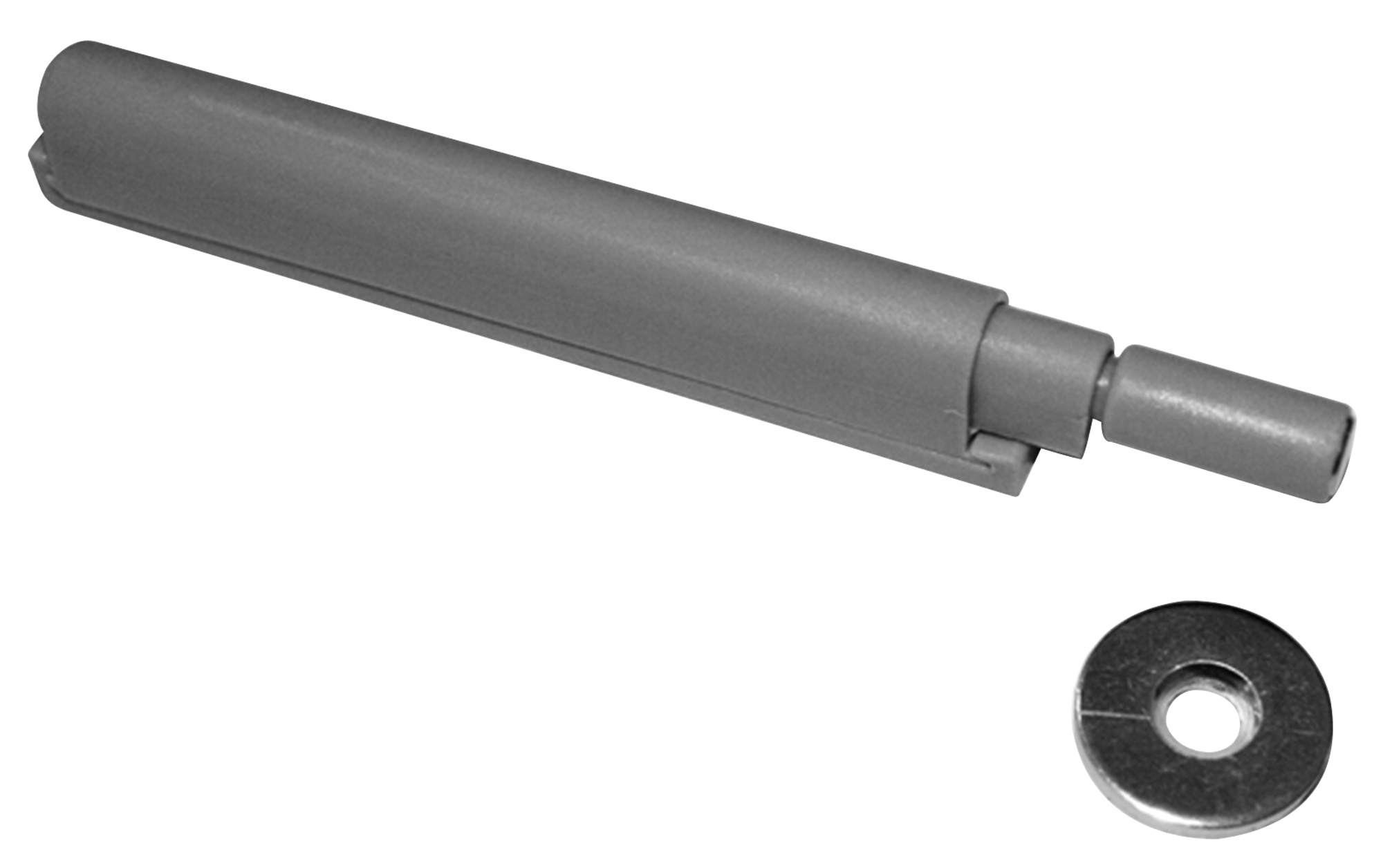 2 muelle expulsor de mecanismo oculto en pvc de 8x90 mm | Leroy Merlin