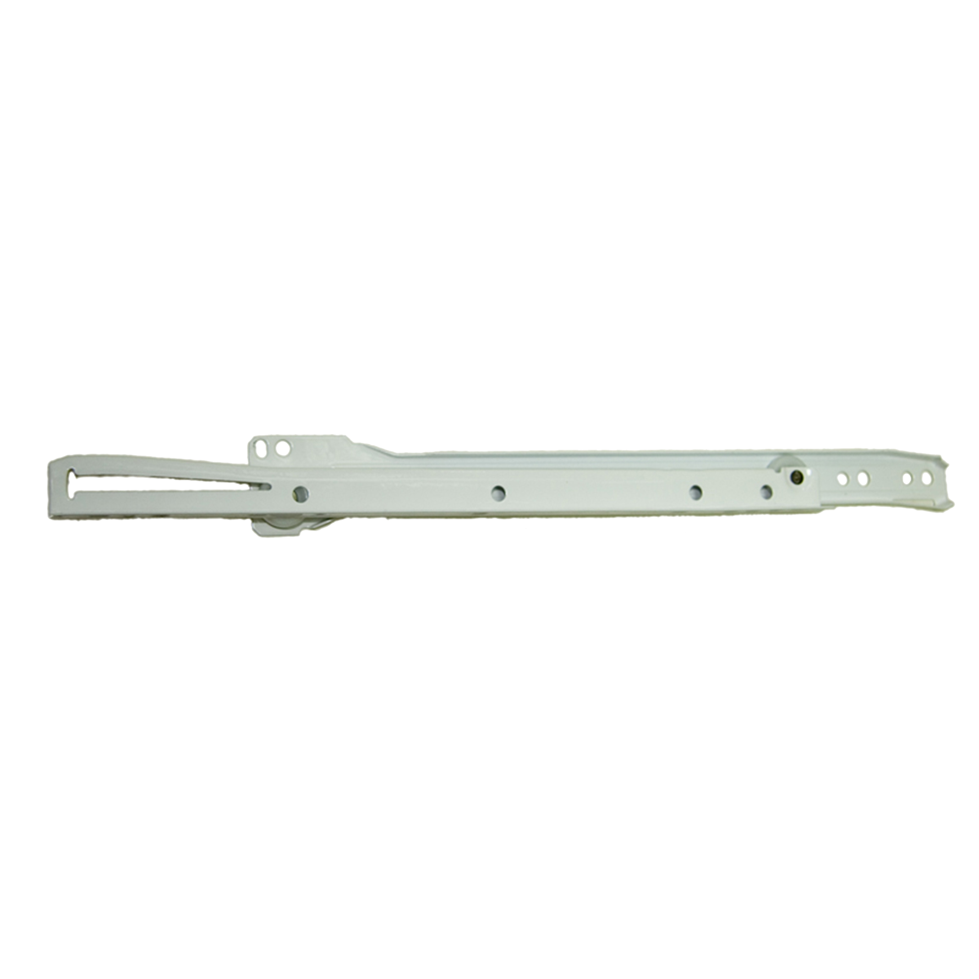 Guía para cajón con rodillos 35 cm, fijación inferior, carga 20 kg , blanco