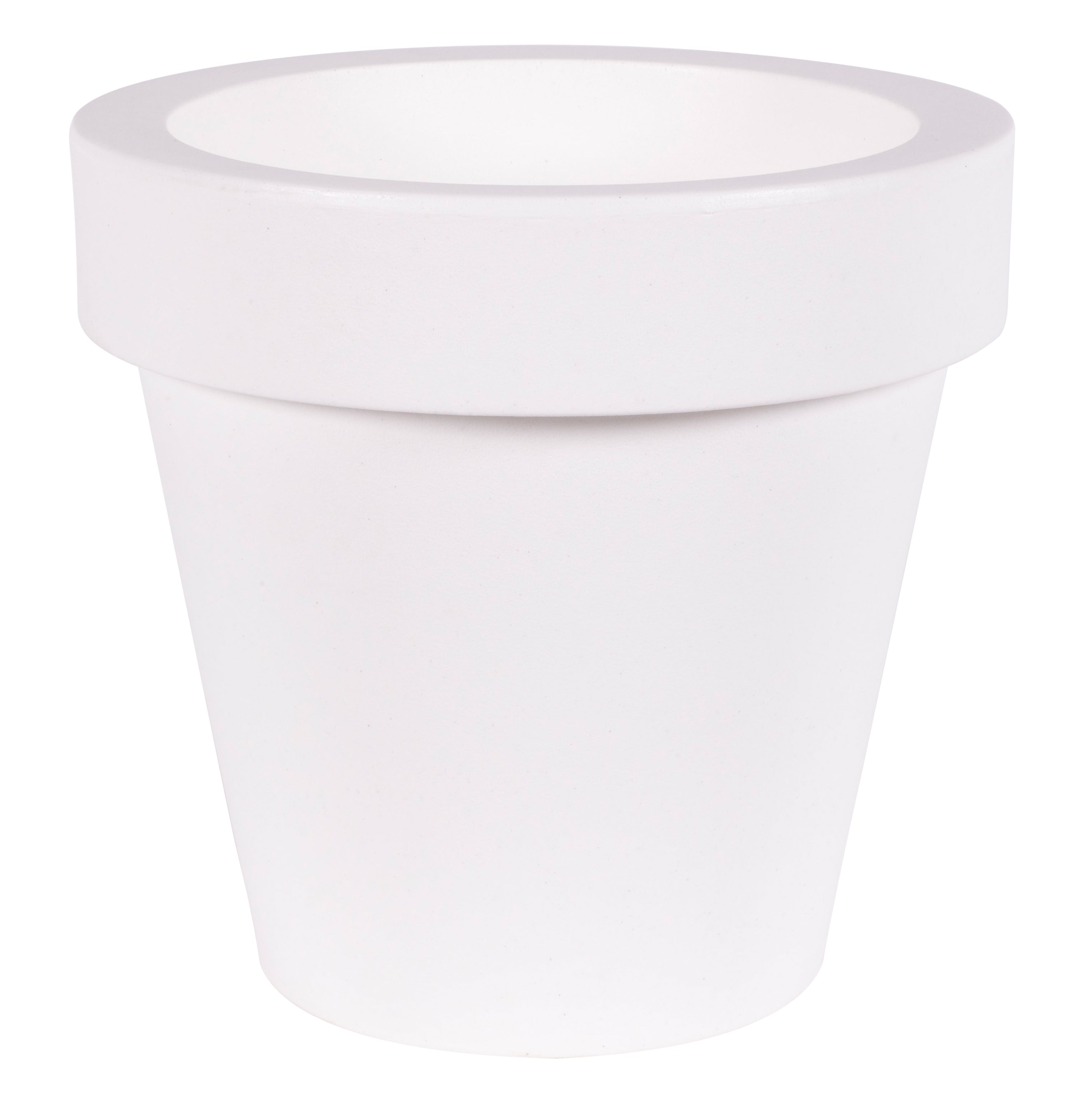 Maceta de polietileno magnolia blanco 57x57 cm