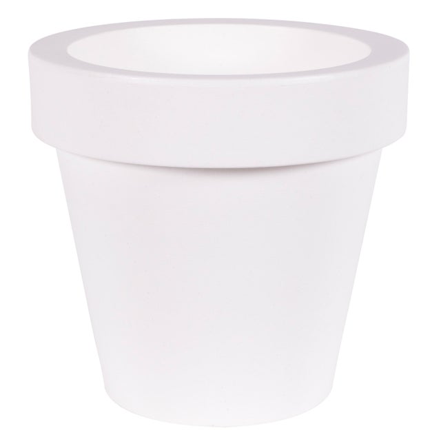 Vaso de resina MAGNOLIA D60CM BRANCO
