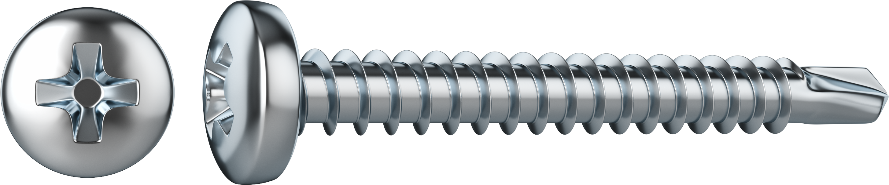8 Tornillo para metal STANDERS phillips con cabeza abombada, ø 4.8 x L. 38 mm - 2