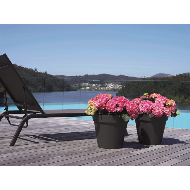 ARTEVASI jardinières Capri Xl - 40 x 80 x 40 cm H - 100 - Gris Taupe ARTEVASI jardinières Capri Xl - 40 x 80 x 40 cm H - 100 - Gris Taupe