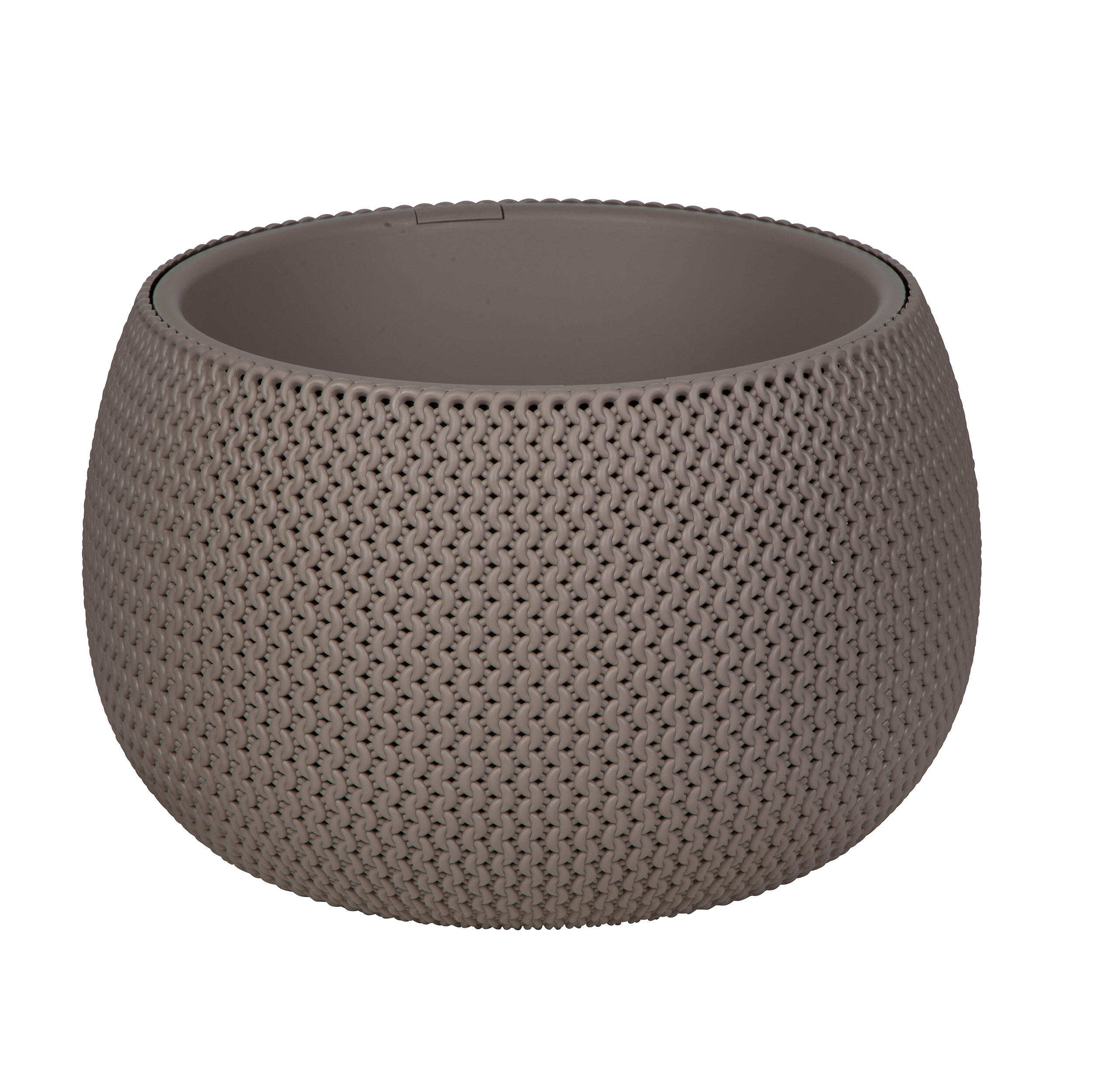 Vaso PROSPERPLAST in polipropilene beige H 22 x ø 37 cm - 2