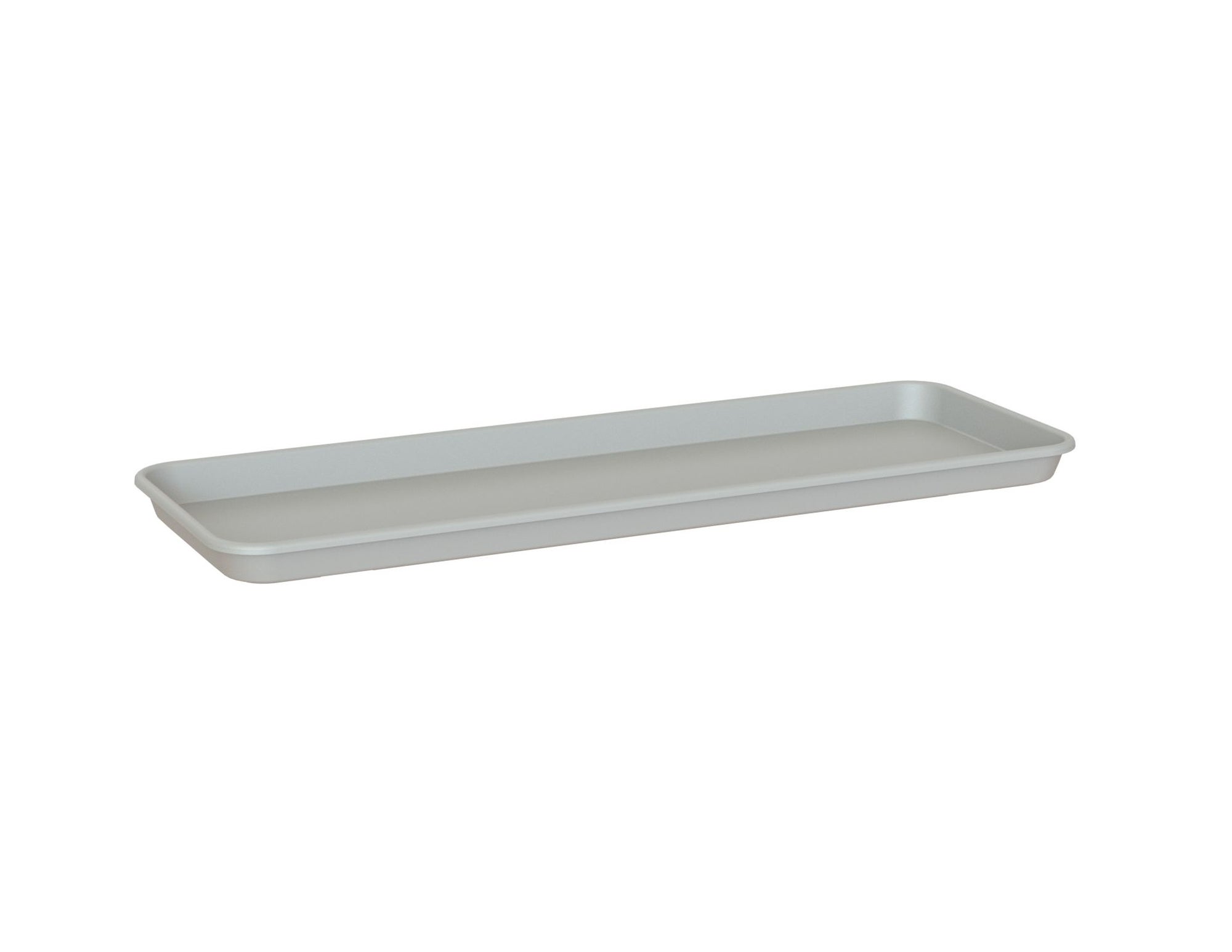Plato de jardinera capri 50 cm de polipropileno gris 47.7x16.9 cm