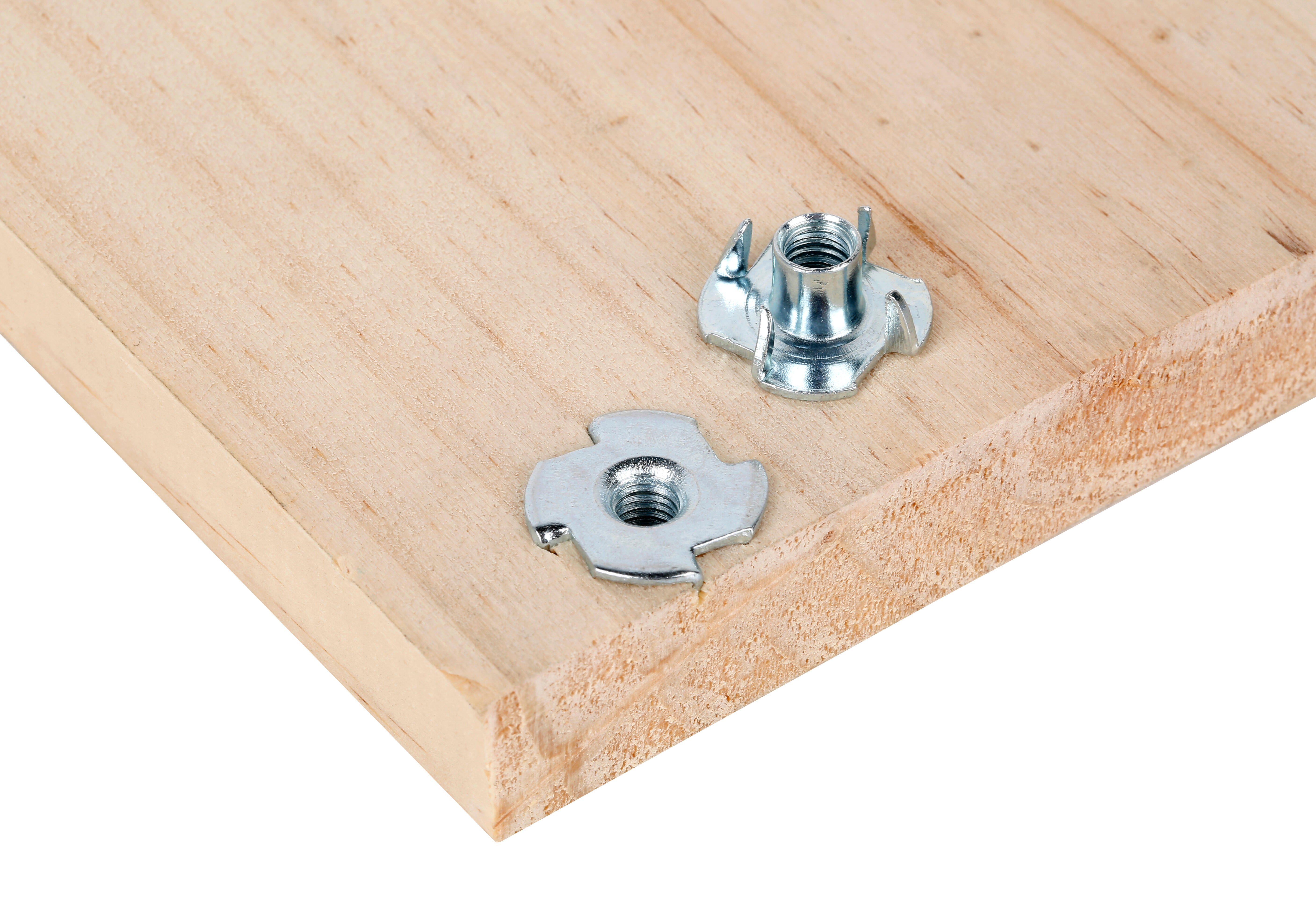 4 porcas de pregar M6 ZINCADO - 3