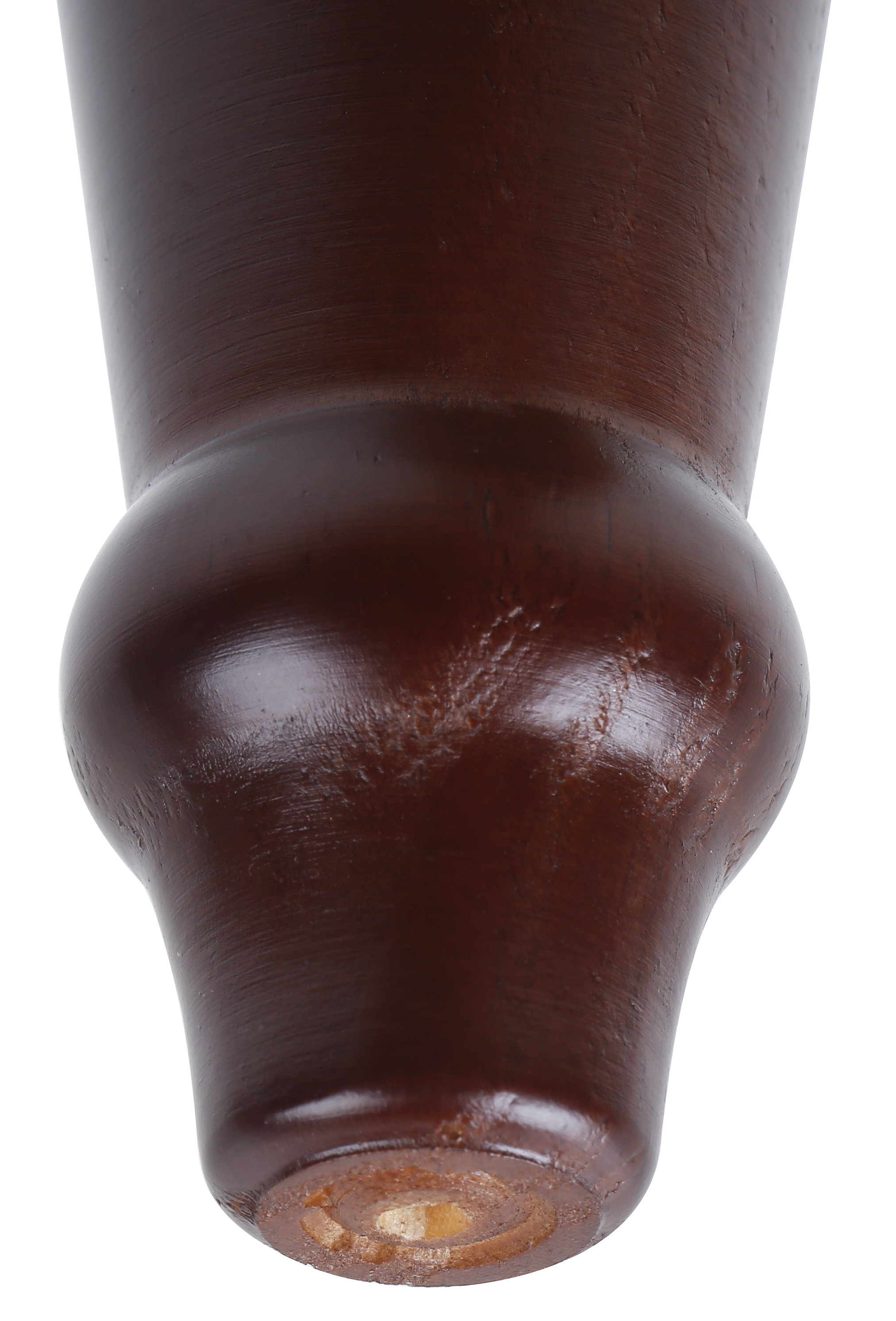 Pata para mueble o sofá de madera tinte oscuro altura 15 cm - 4