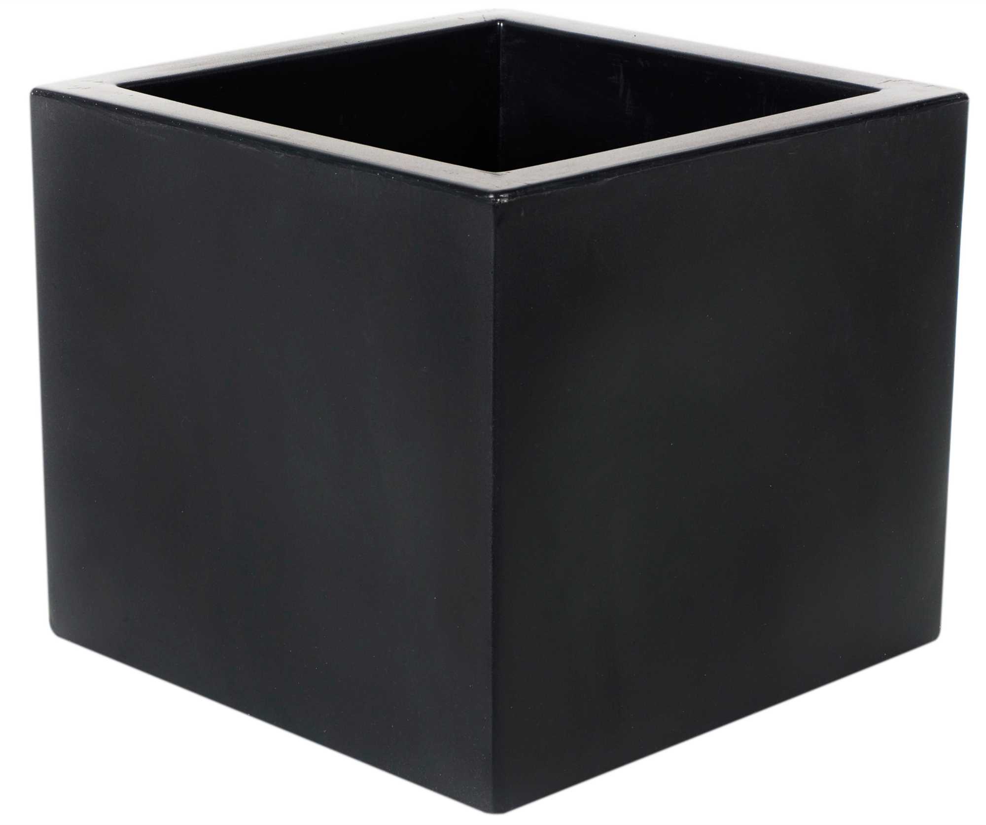 Maceta de polietileno narciso negro 40x36 cm